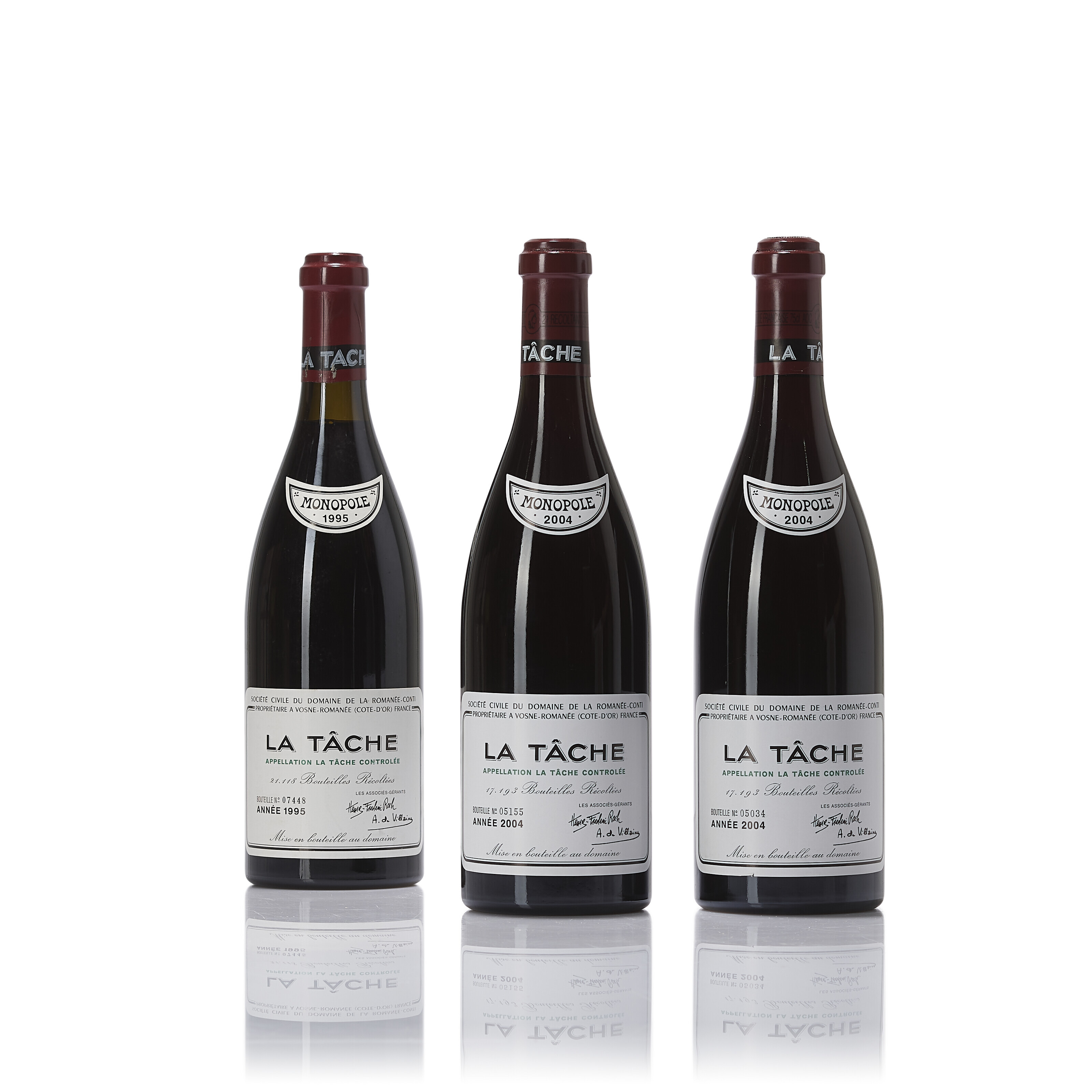 Domaine de la RomanéeConti, La Tâche 1995, Slightly scuffed capsule