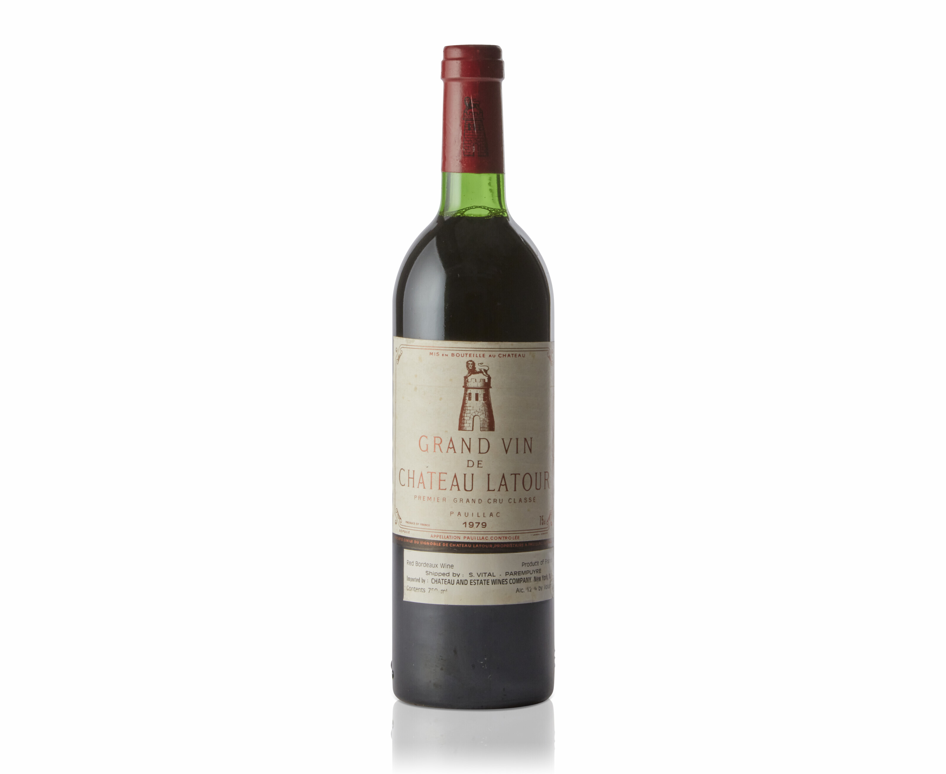 Château Latour 1979, Pauillac, 1er cru classéBin-soiled labels