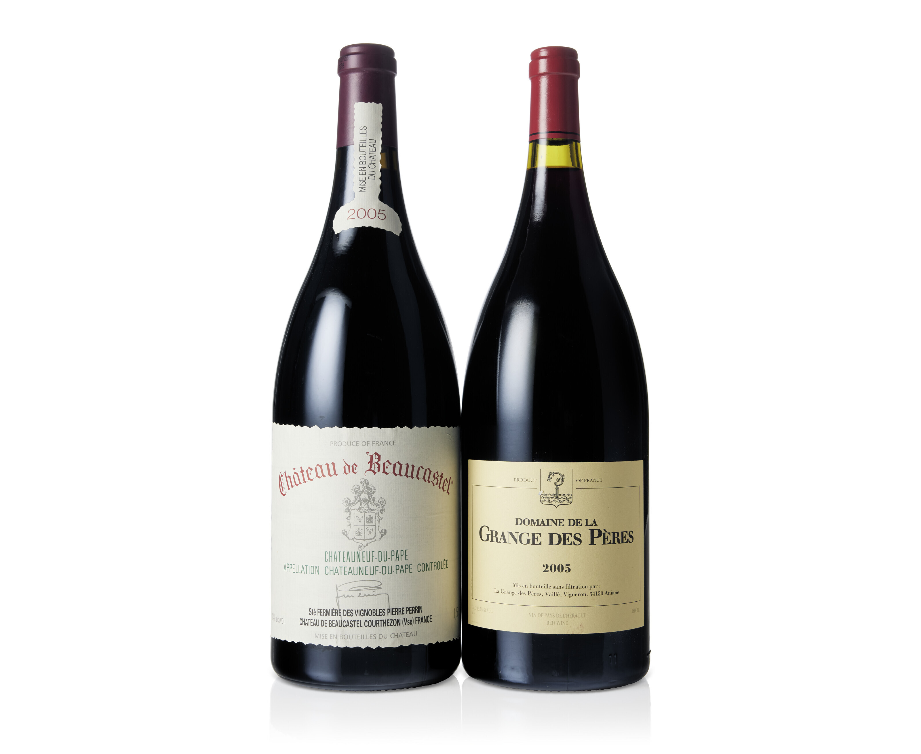 Domaine de la Grange des Pères 2005 赤ワイン Mixed French Red Wines 2005, Château de Beaucastel, Châteauneuf-du