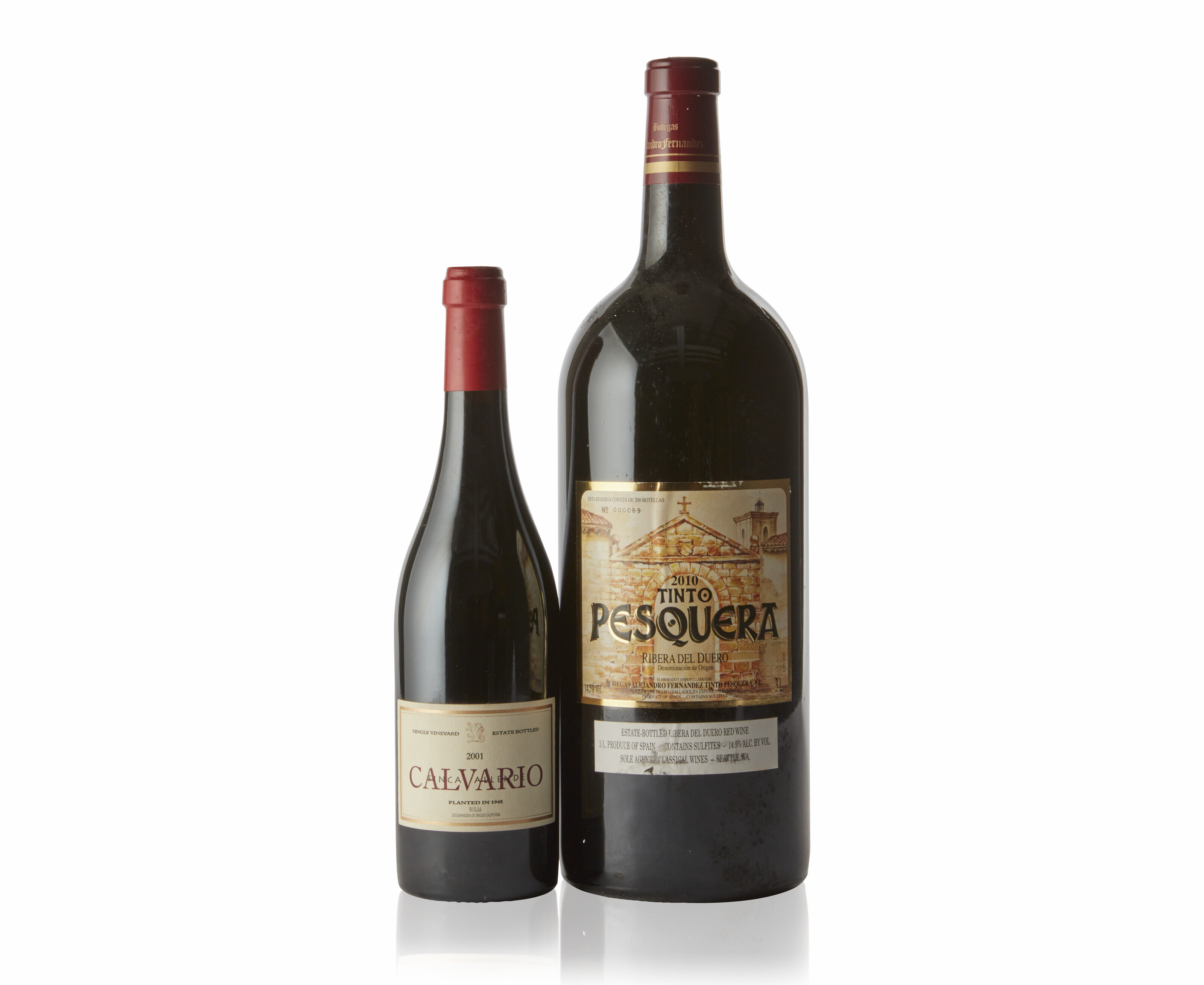 Mixed Spanish Red Wines, Finca Allende Calvario, Rioja 2001 (12