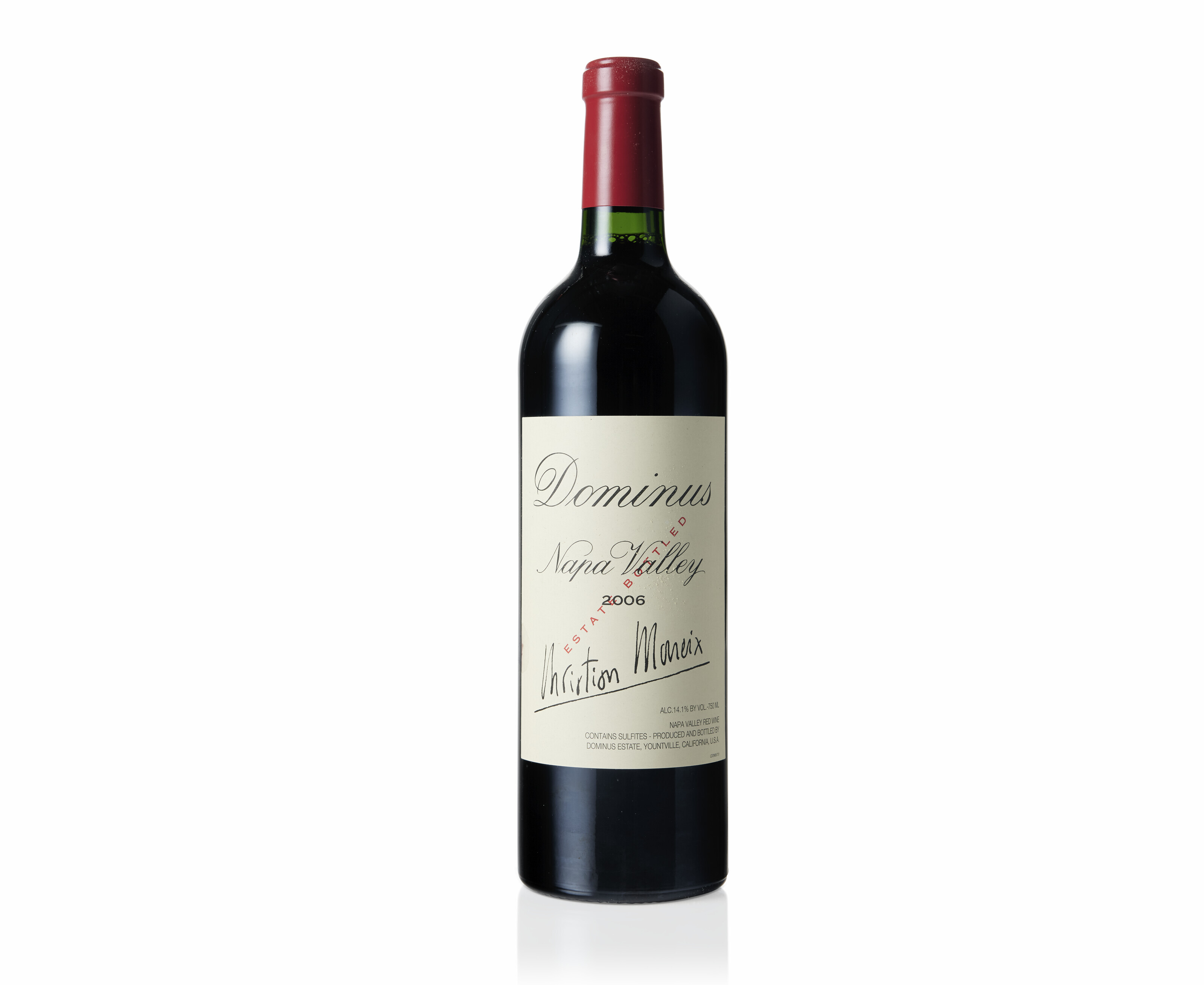 Dominus 2006, Napa ValleyOne stained labelIn original wooden case, no ...