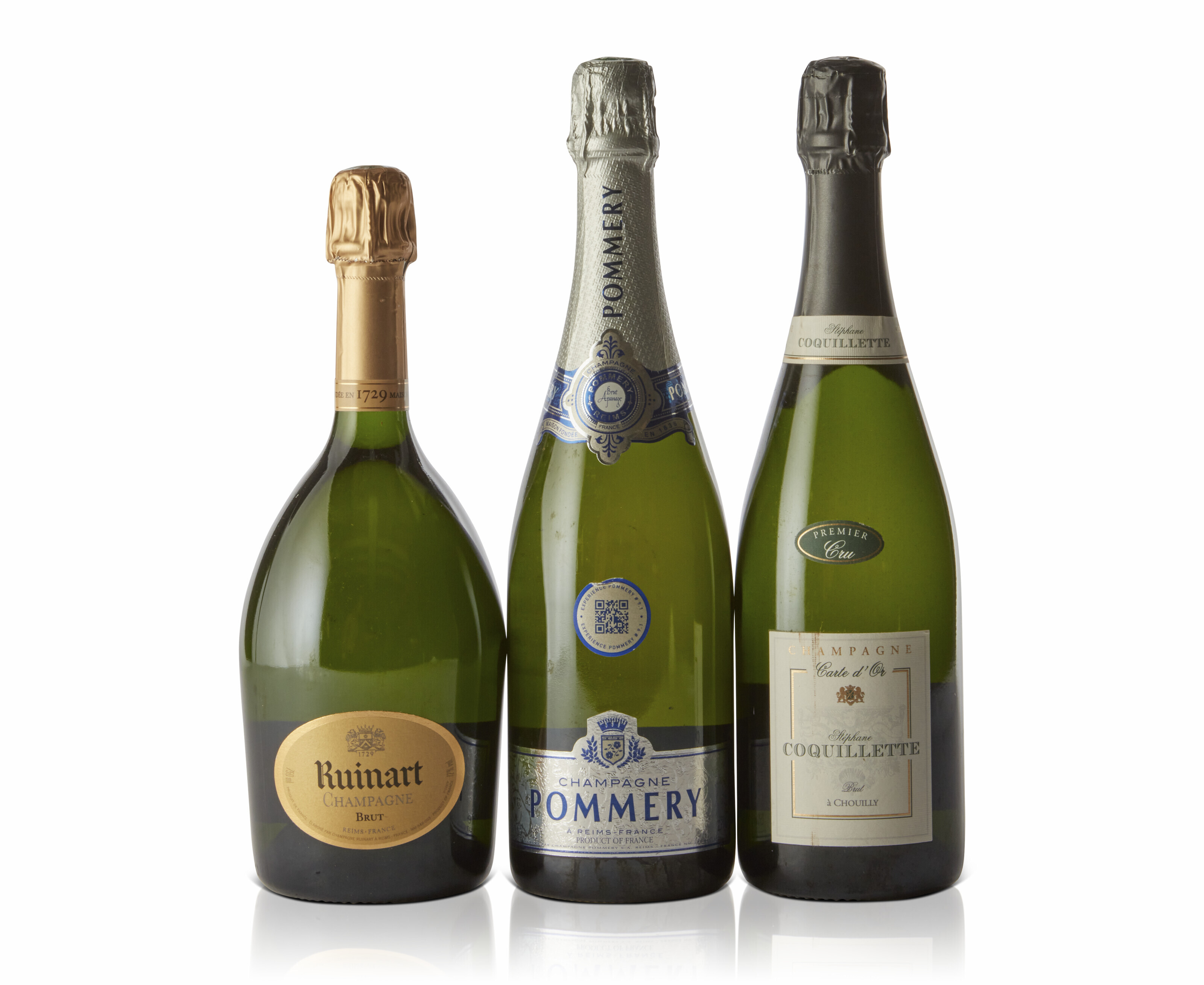 Mixed Champagne, Dom Ruinart Rosé 1996 (1)Moët & Chandon White Star NV