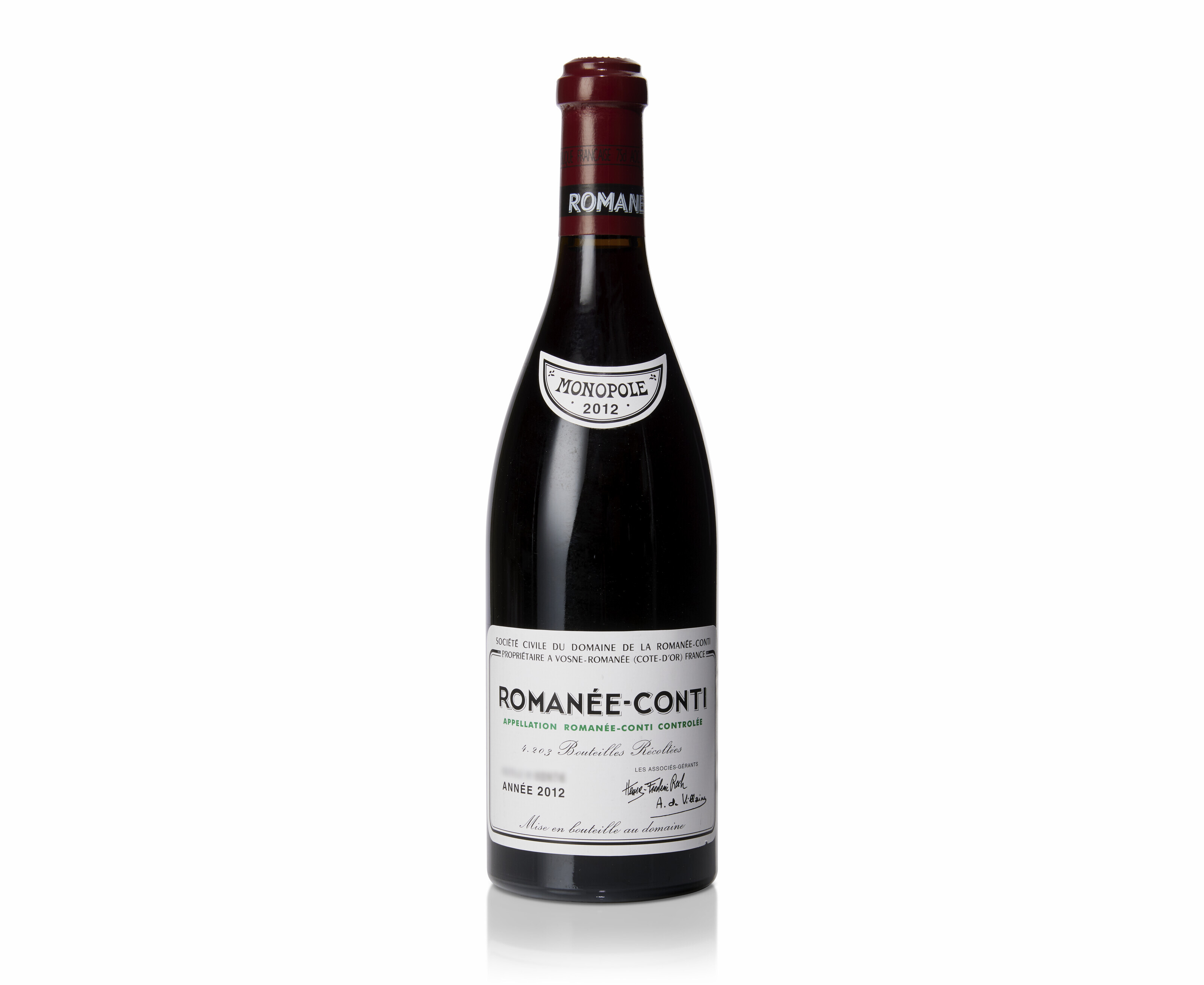 Domaine de la Romanée-Conti, Romanée-Conti 2012, Grand Cru, Côte de ...