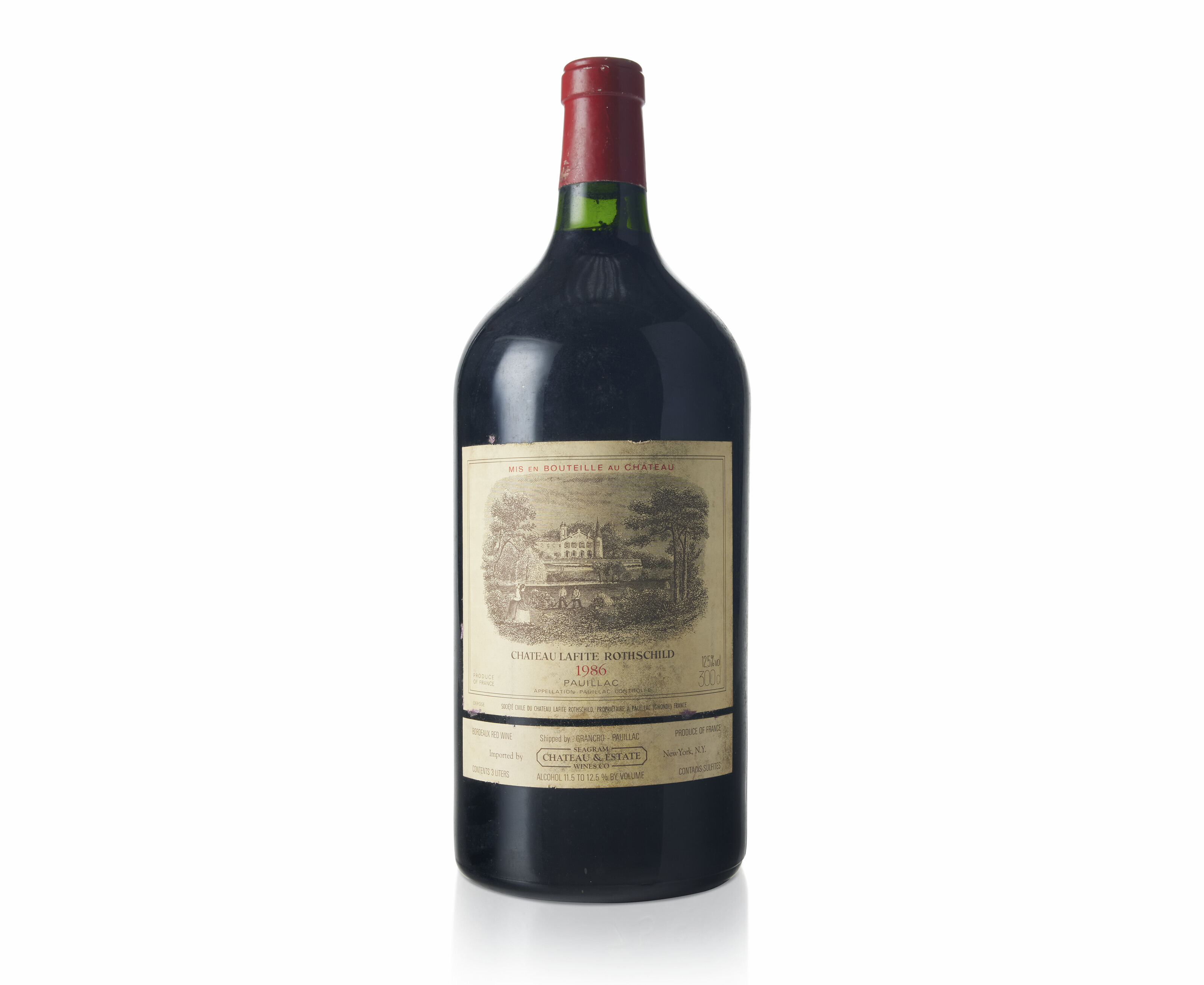 Château Lafite Rothschild 1986, Pauillac, 1er cru classéWorn