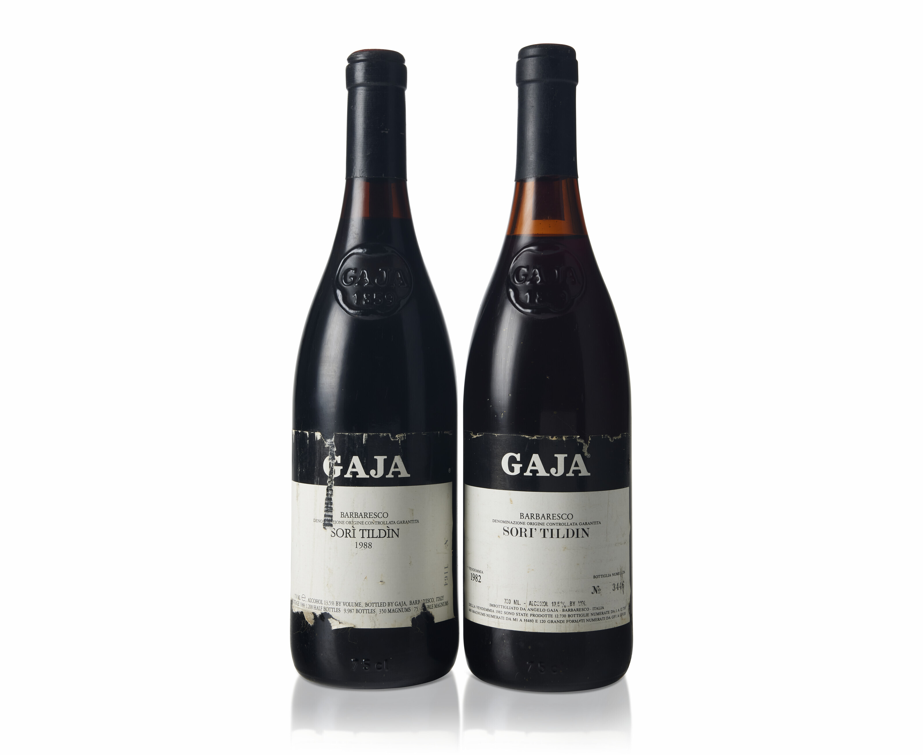 Gaja, Sorì San Lorenzo 1996, PiedmontTwo nicked labelsLevels 1.5