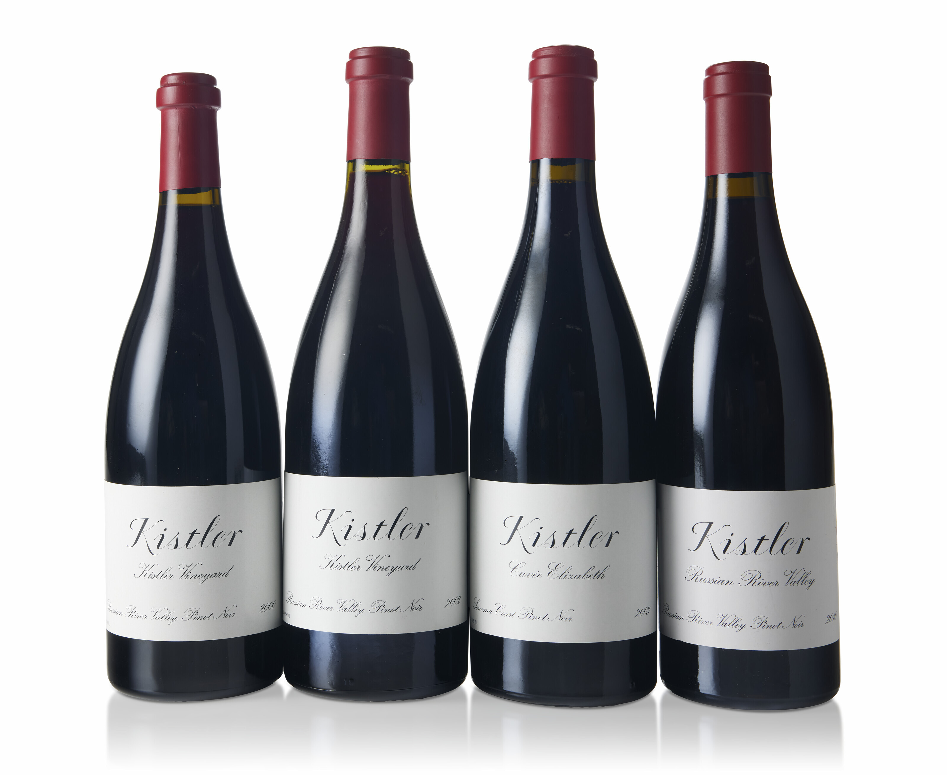 Mixed Kistler, Kistler Vineyard, Pinot Noir 2000 (1)2002 (2)Cuvée