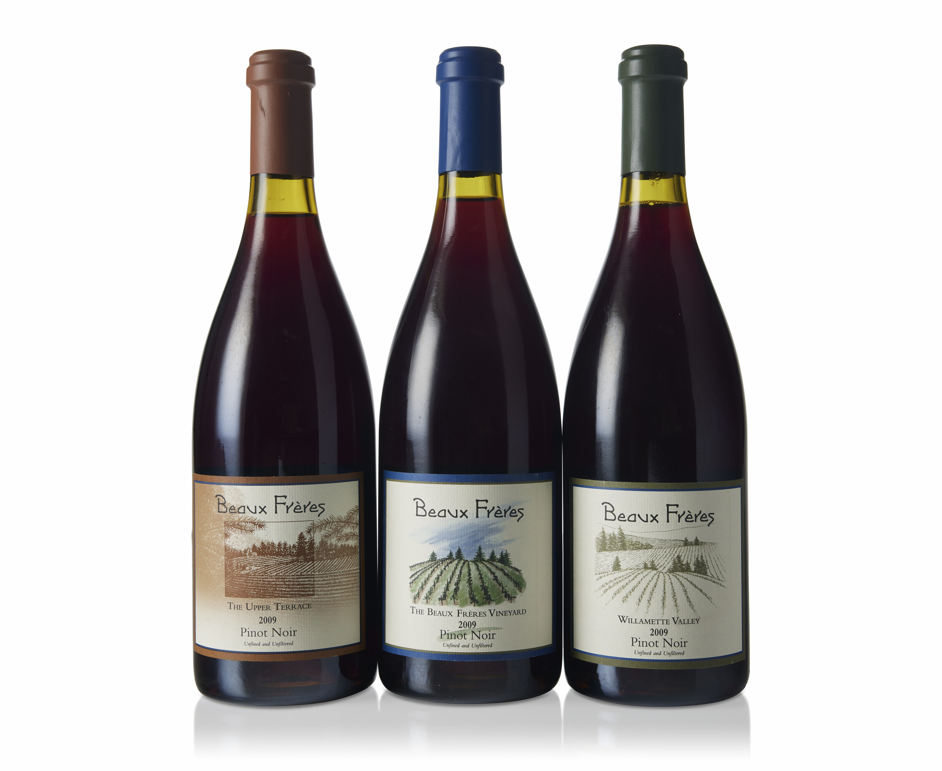 Mixed Beaux Frères 2009, Beaux Frères Vineyard, Pinot Noir 2009 (6