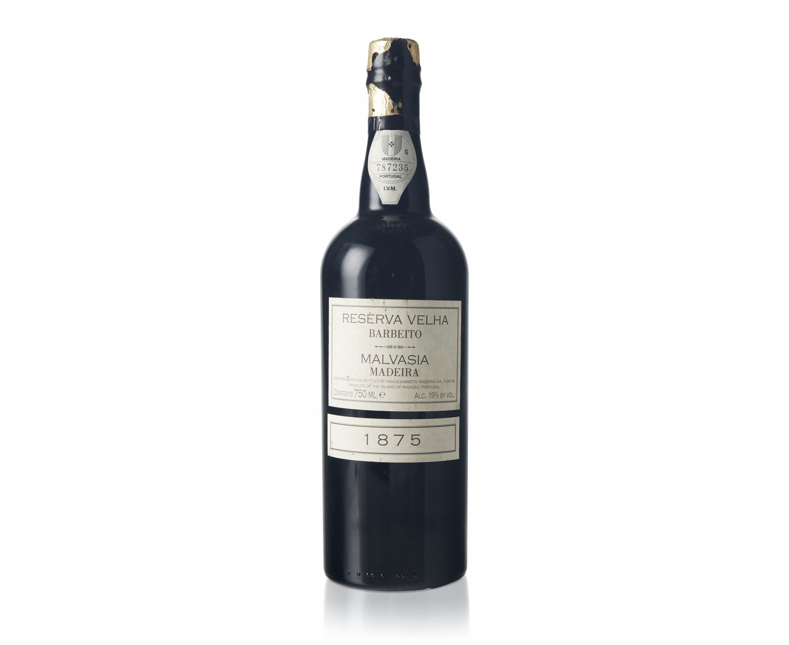 Oscar Acciaioly, Malmsey Reserve 1836, MadeiraDamaged wax capsule