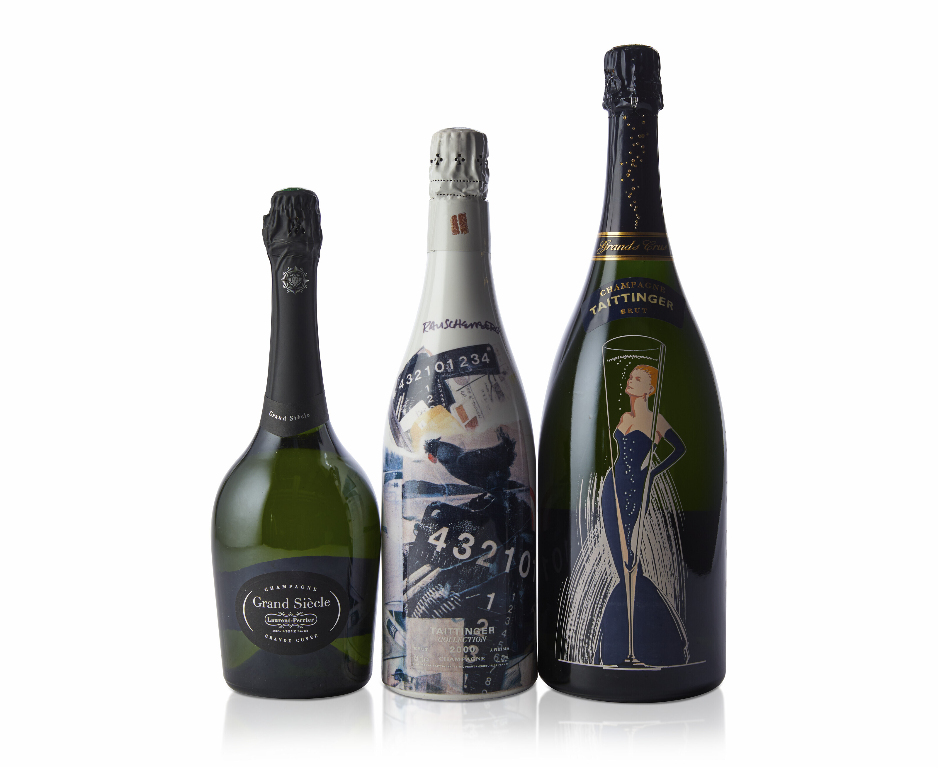 Mixed Champagne, Taittinger, Grand Cru Cuvée 2000 In original carton