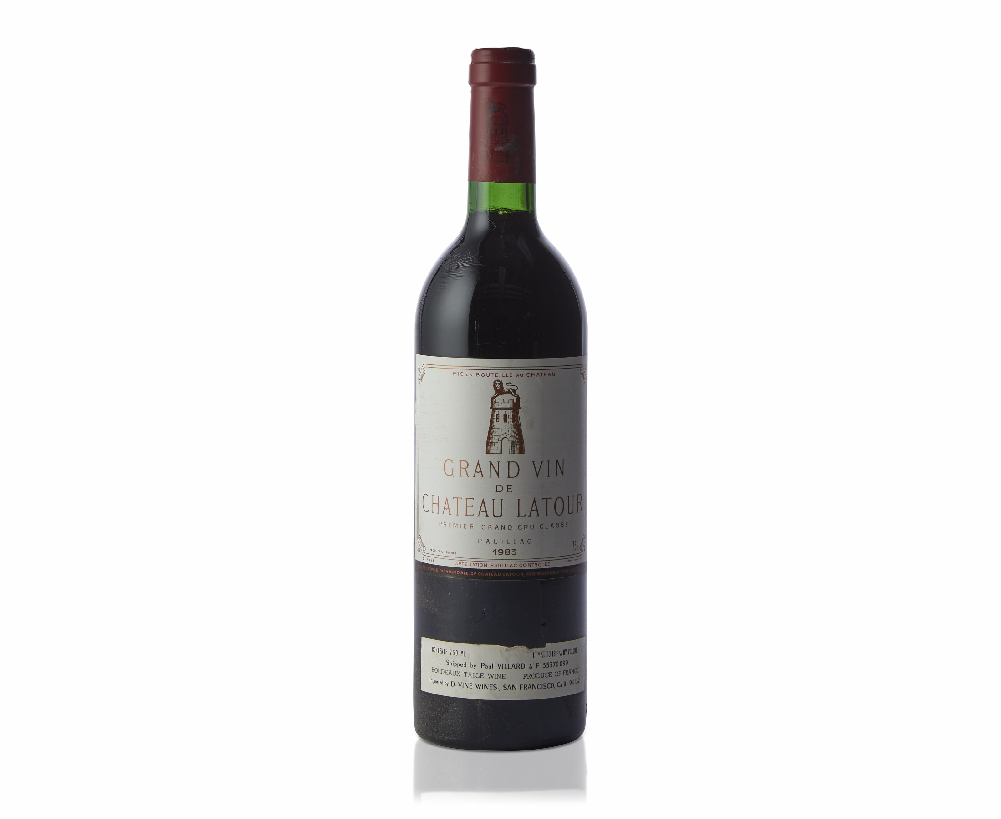 Château Latour 1983, Pauillac, 1er cru classéCorroded and damaged