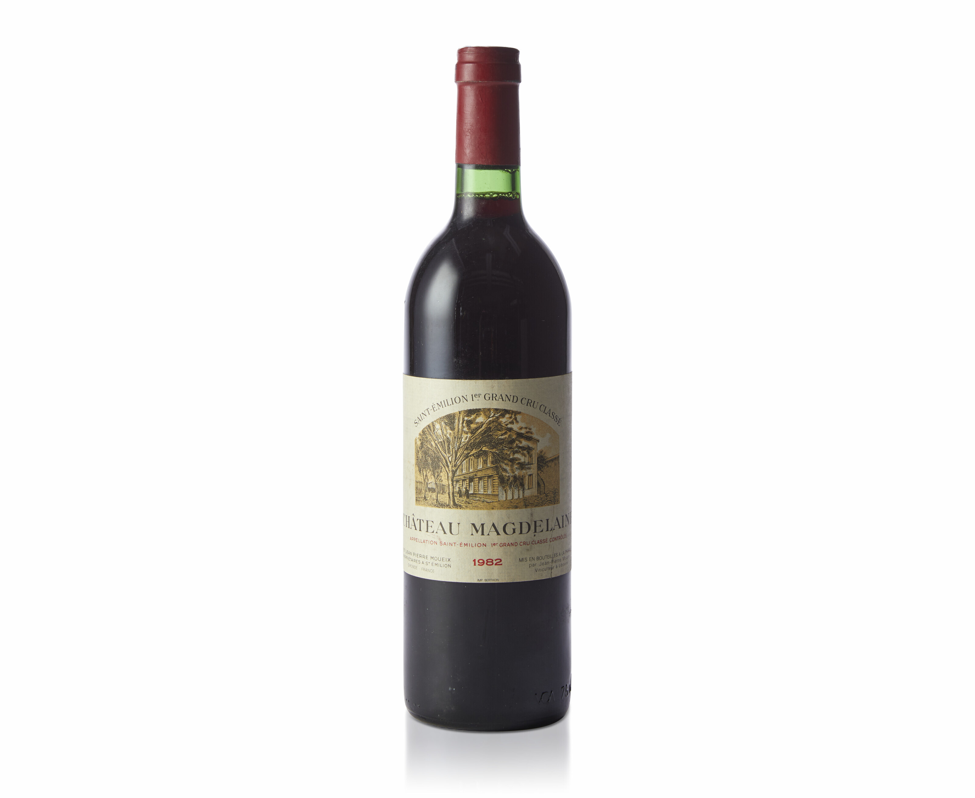 Château Ausone 1966, Saint-Emilion, 1er grand cru classéBin-soiled
