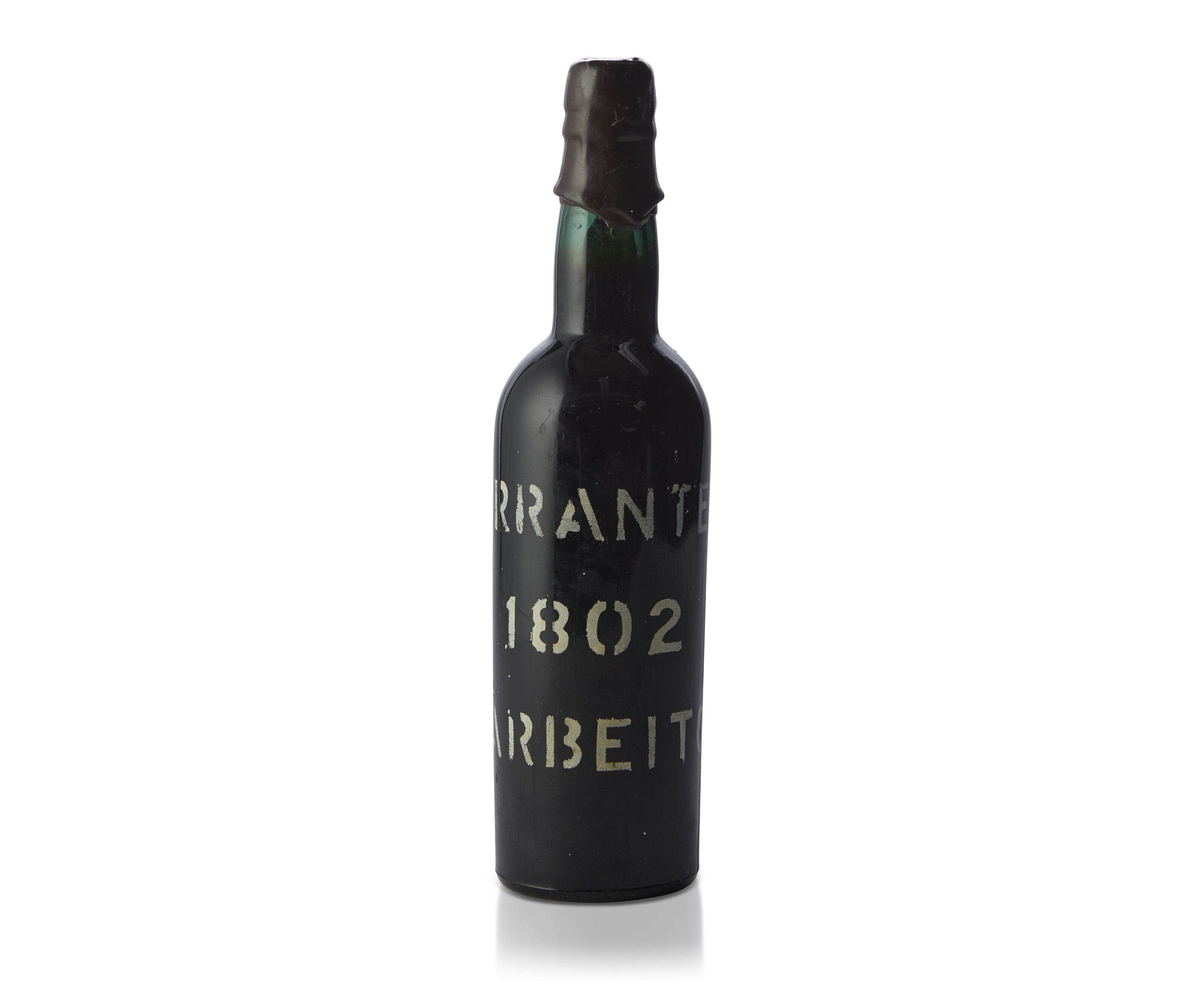 Barbeito, Terrantez 1802, MadeiraRewaxed capsuleStenciled bottleLevel ...