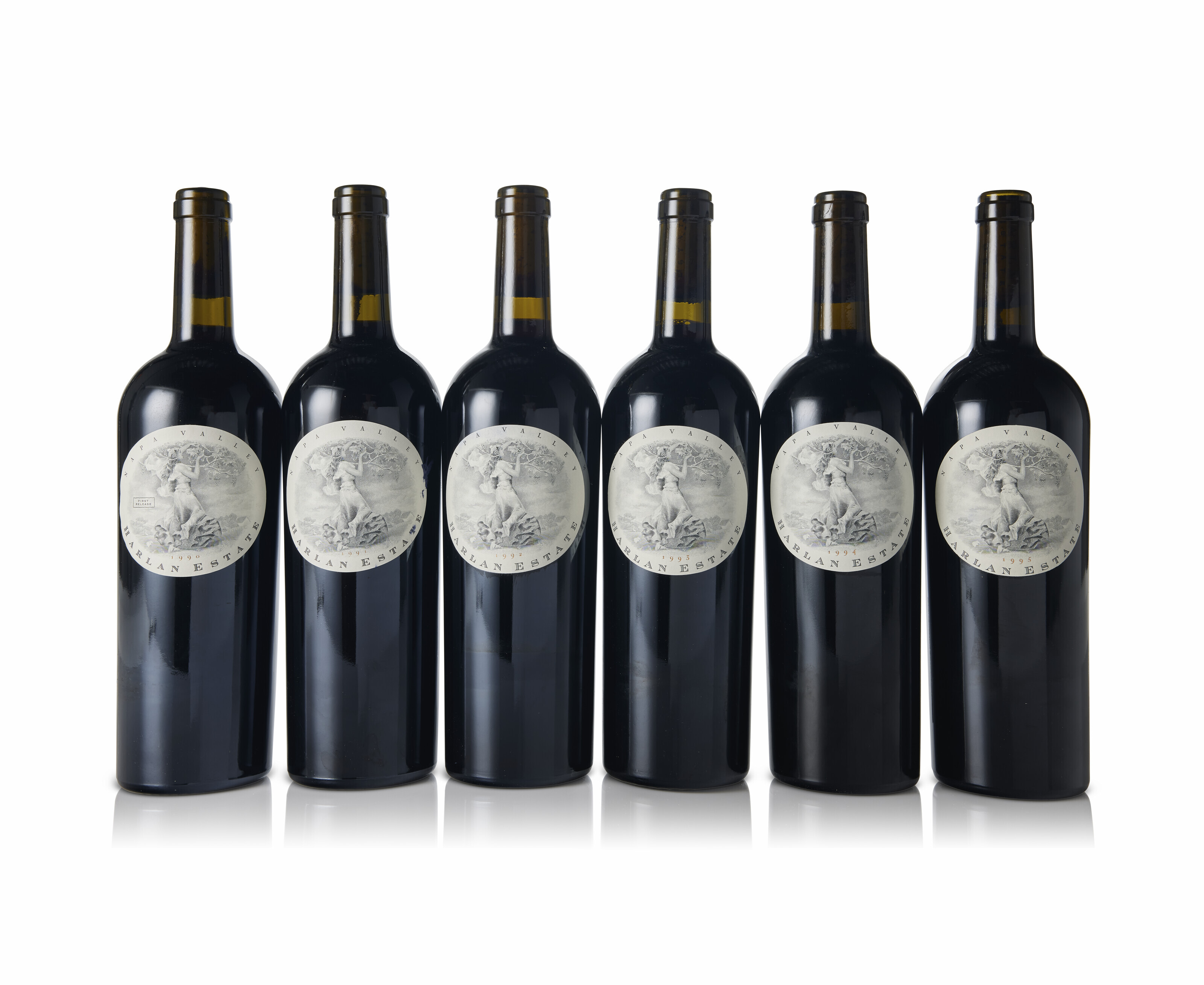 Harlan Estate Assortment Case, 1990 (1)1991Nicked label (1)1992 (1)1993