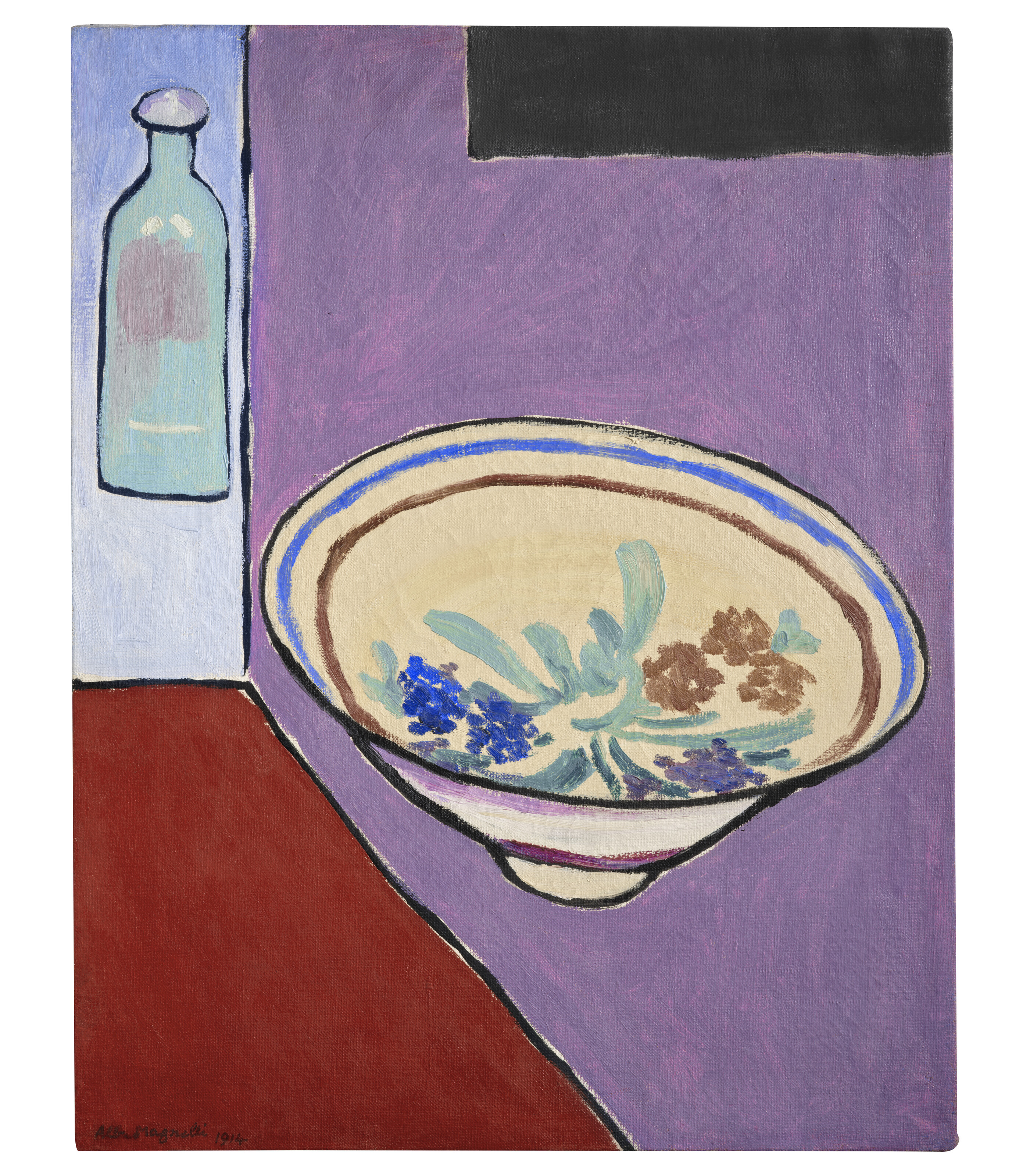 Alberto Magnelli (1888-1971), Nature morte, 1914. Oil on canvas. 70 x 55 cm. Sold for €75,600 on 7 June 2023 at Christie’s Online