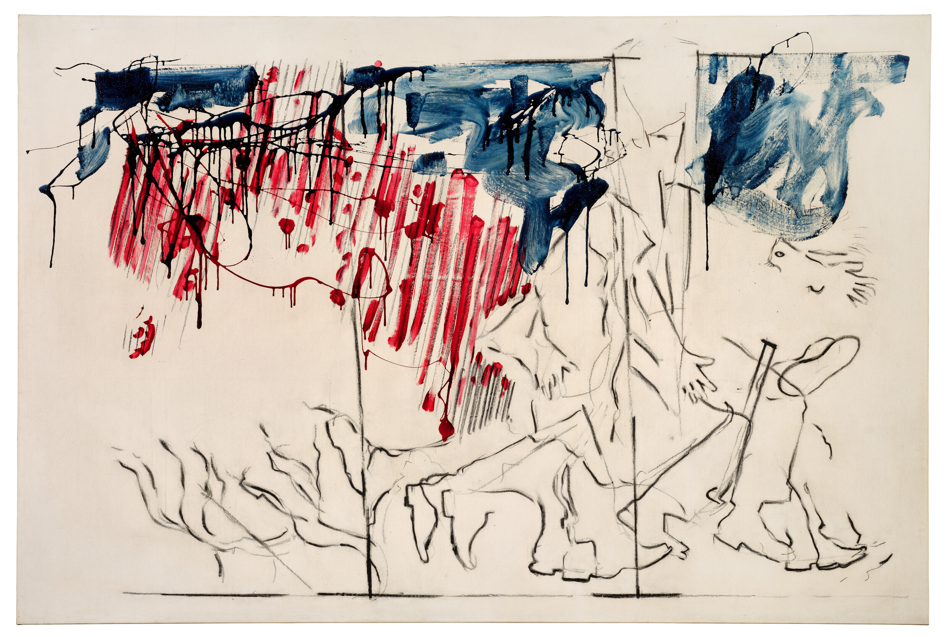 Mario Schifano, Senza titolo, offered in the 20th/21st Century Milan Online Sale, 23 November to 5 December 2023 at Christie's Online
