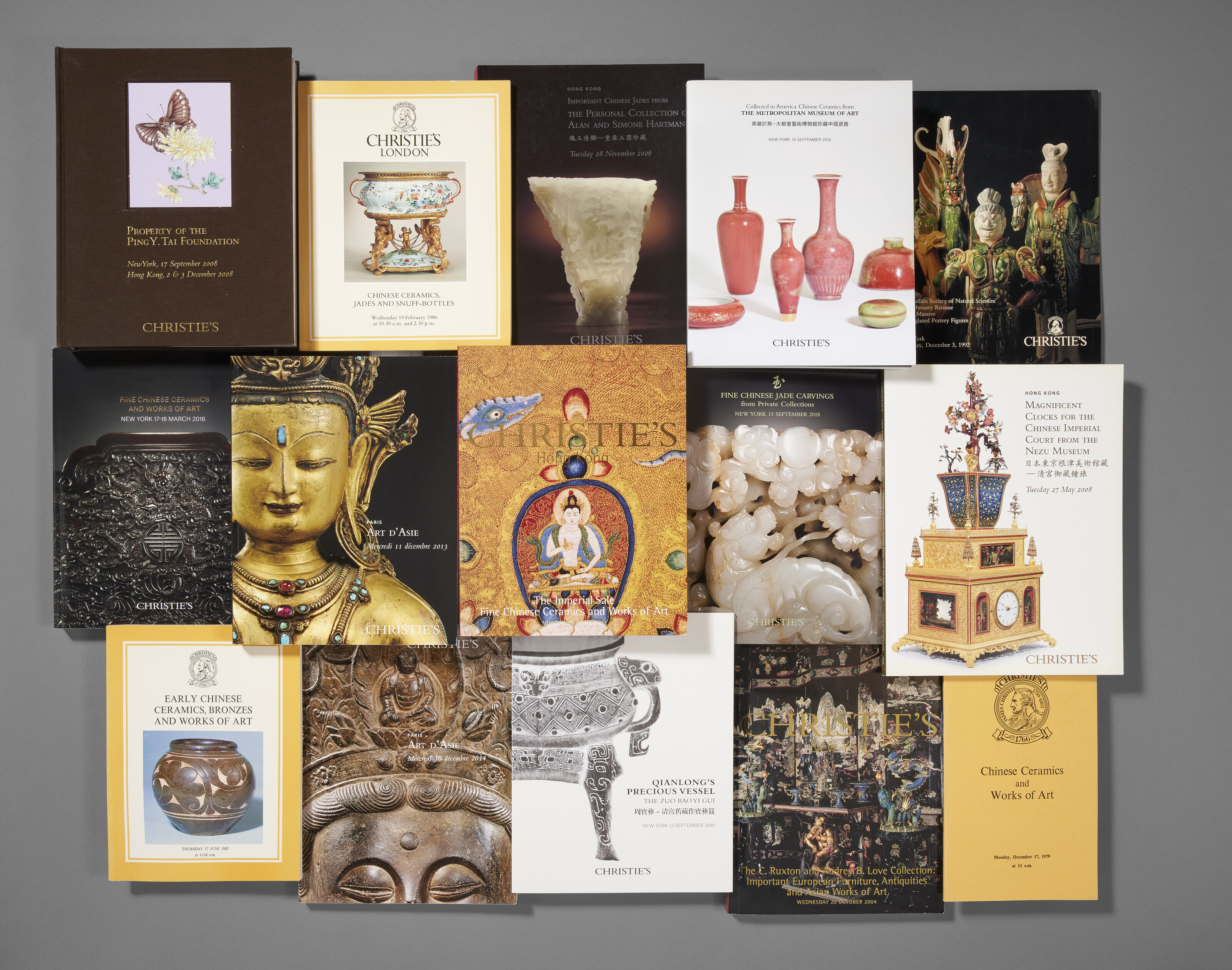 CHRISTIE'S AUCTION CATALOGUES OF CHINESE AND ASIAN ART - A group