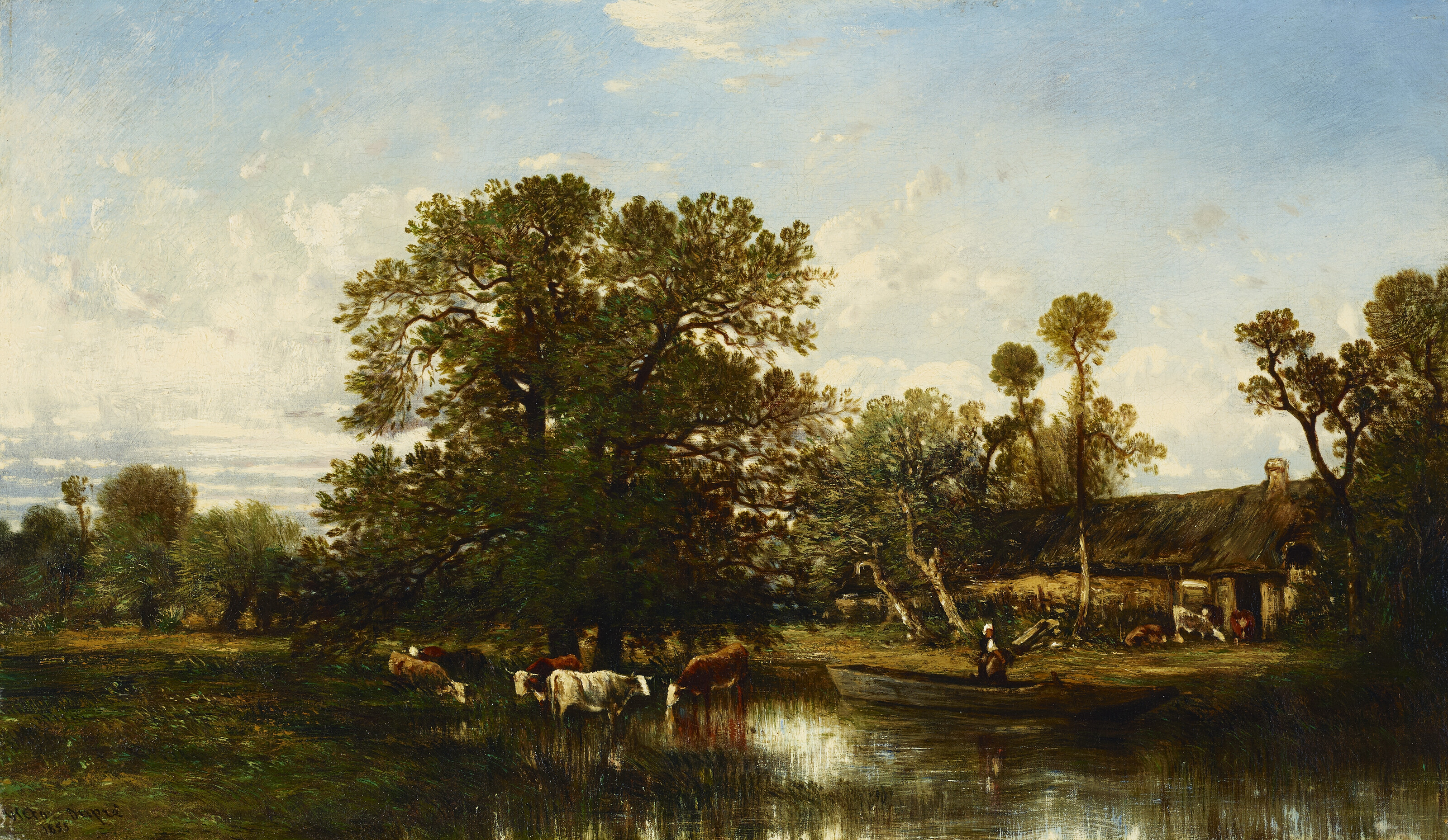 Catalog image of Les bords d'un ruisseau