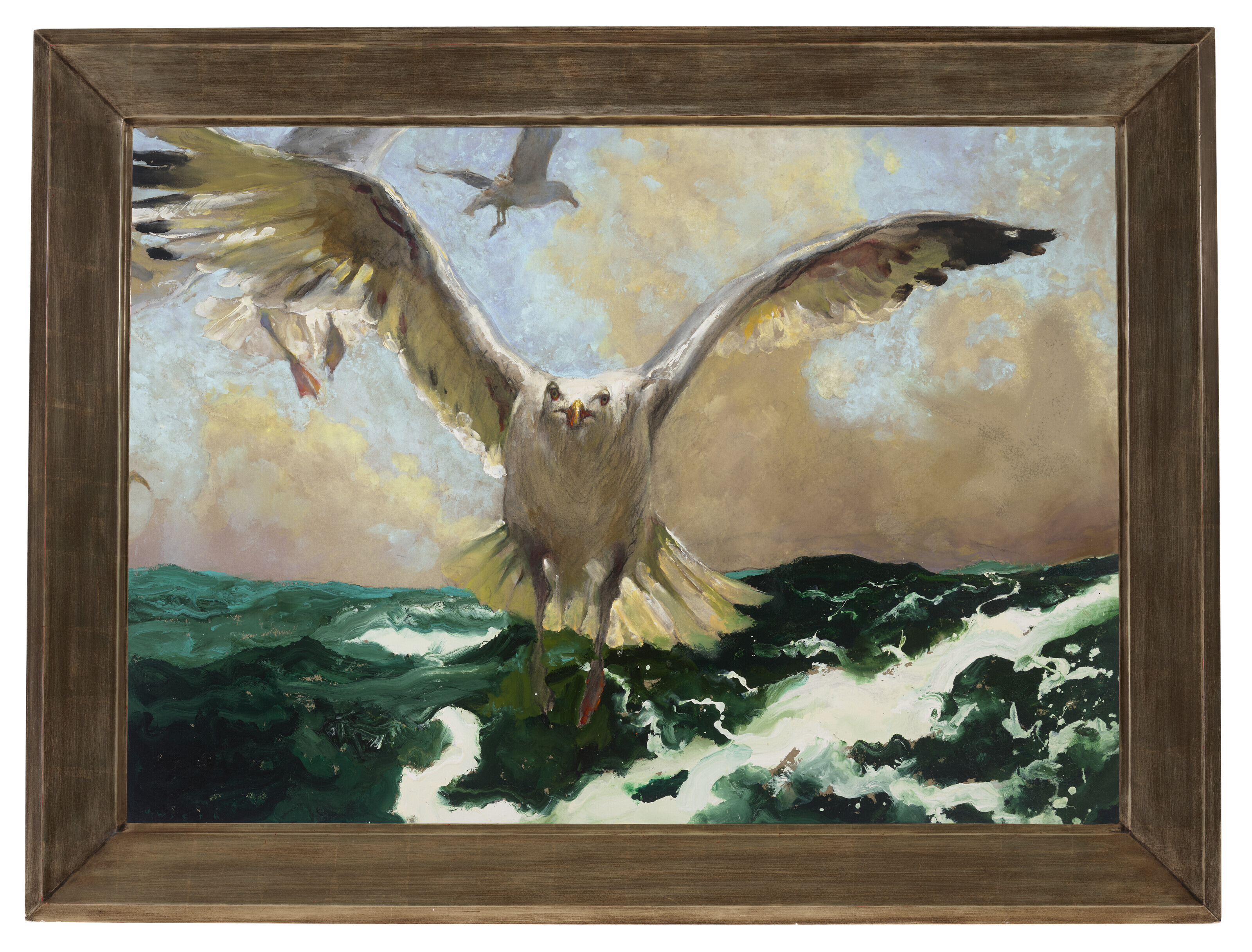 Orca (1990) by Jamie Wyeth – Artchive, image size:3200x2434