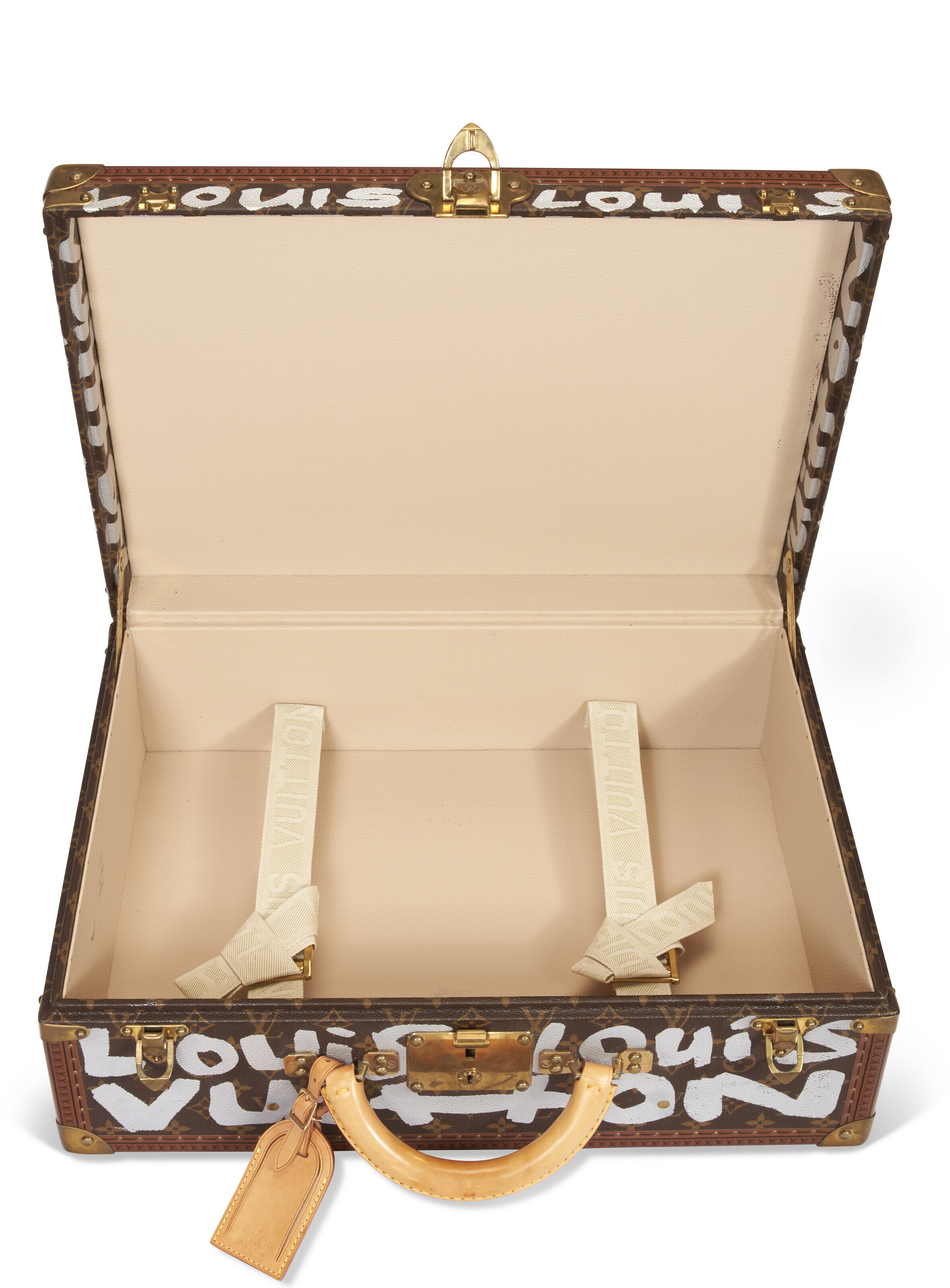 A PAIR OF LIMITED EDITION GRAFFITI MONOGRAM CANVAS HARDSIDED