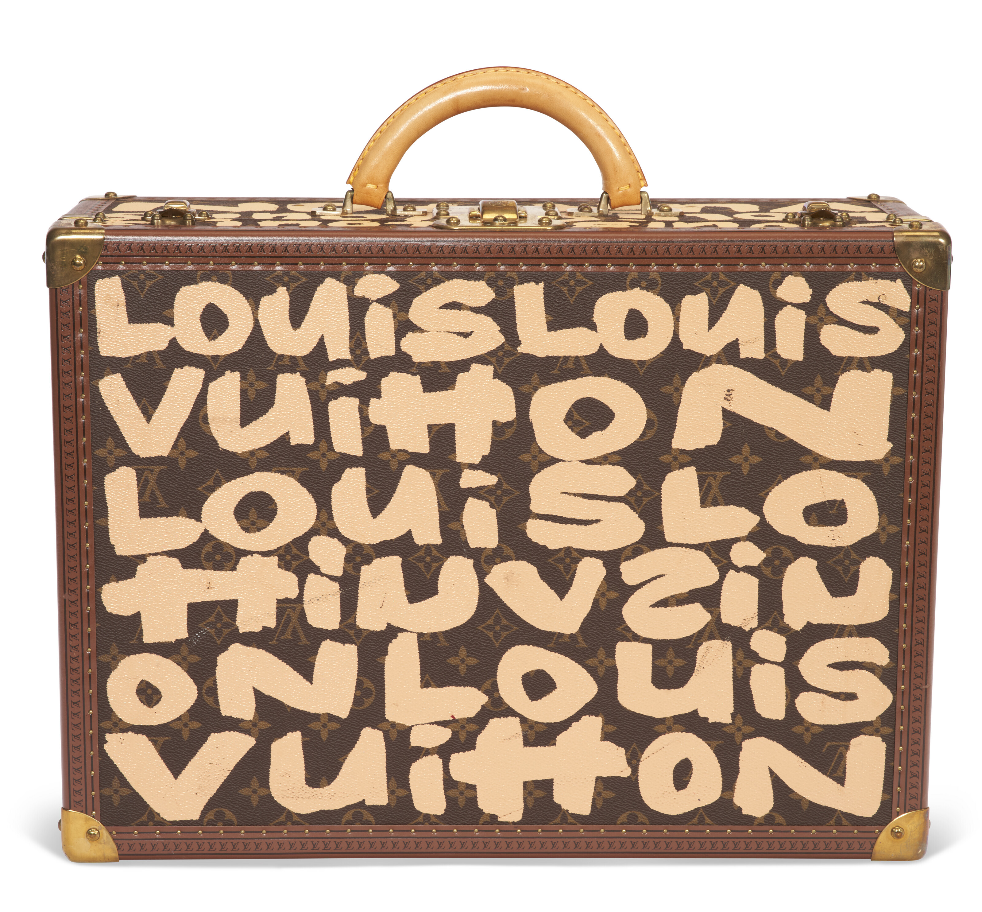 A PAIR OF LIMITED EDITION GRAFFITI MONOGRAM CANVAS HARDSIDED