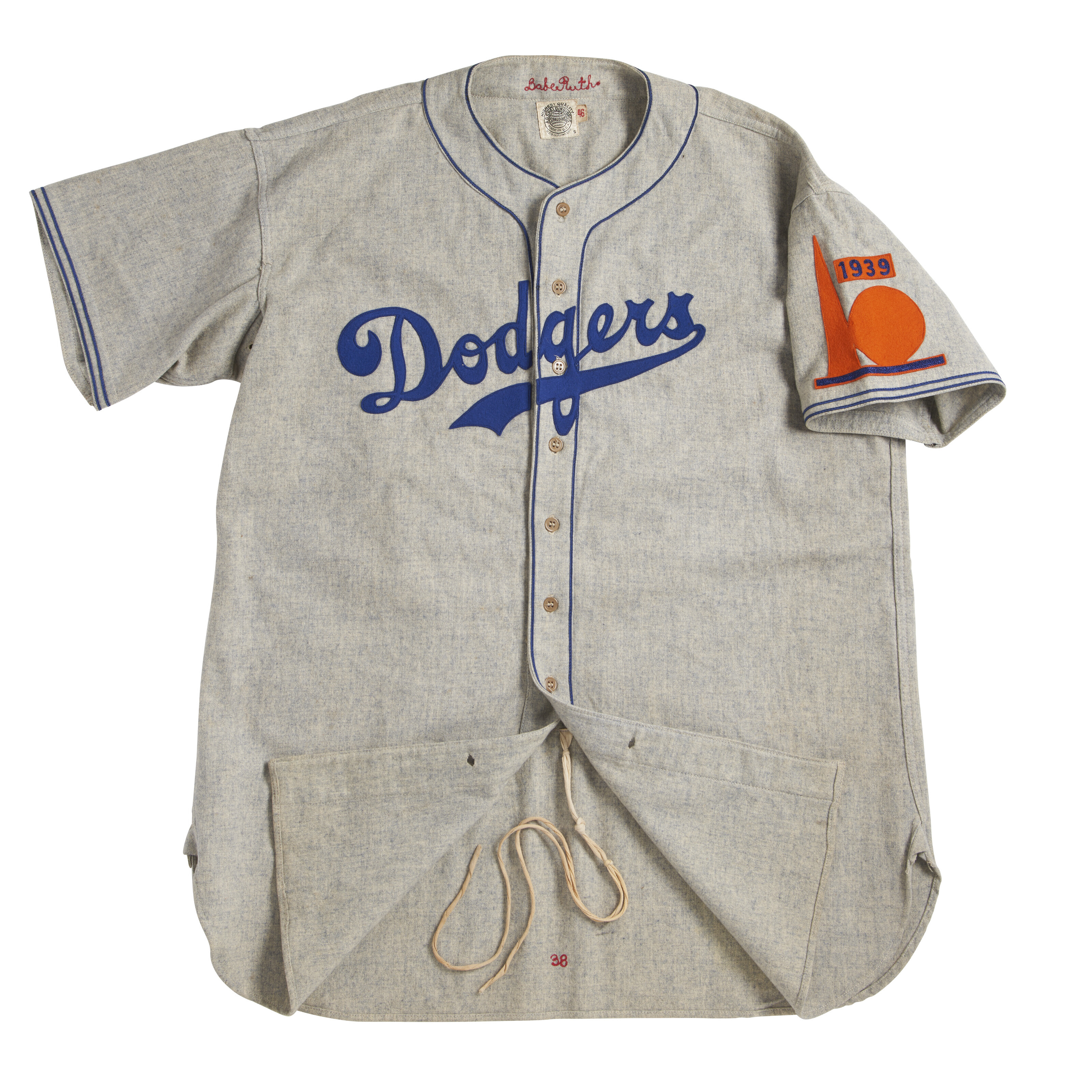Babe ruth game used jersey cheap