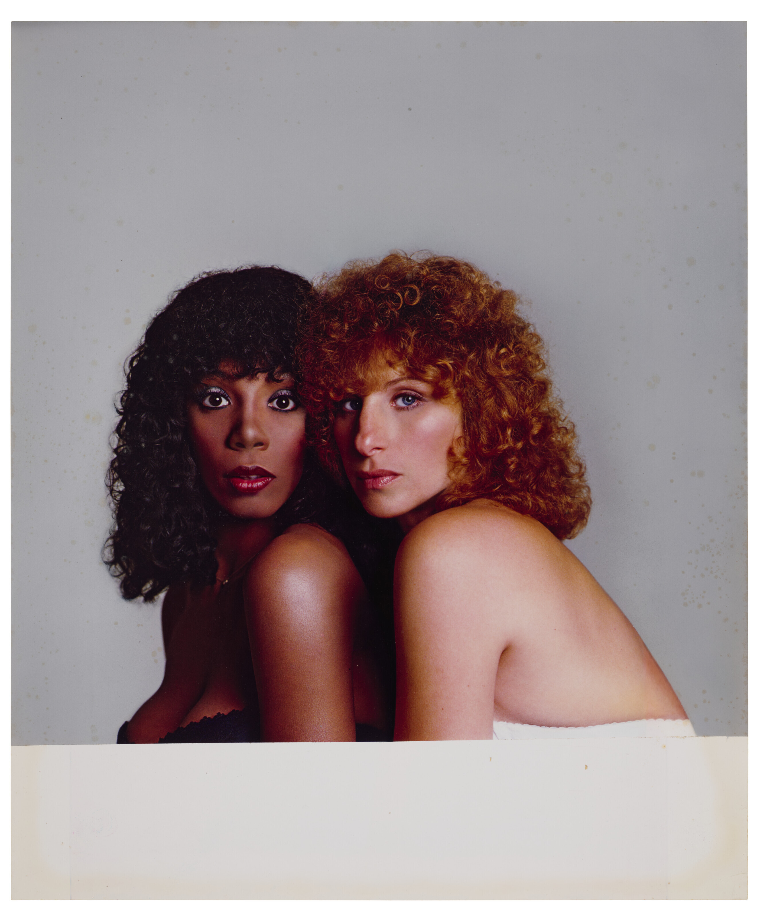 DONNA SUMMER AND BARBRA STREISAND, TEST SHOT FOR "NO MORE TEARS (ENOUGH