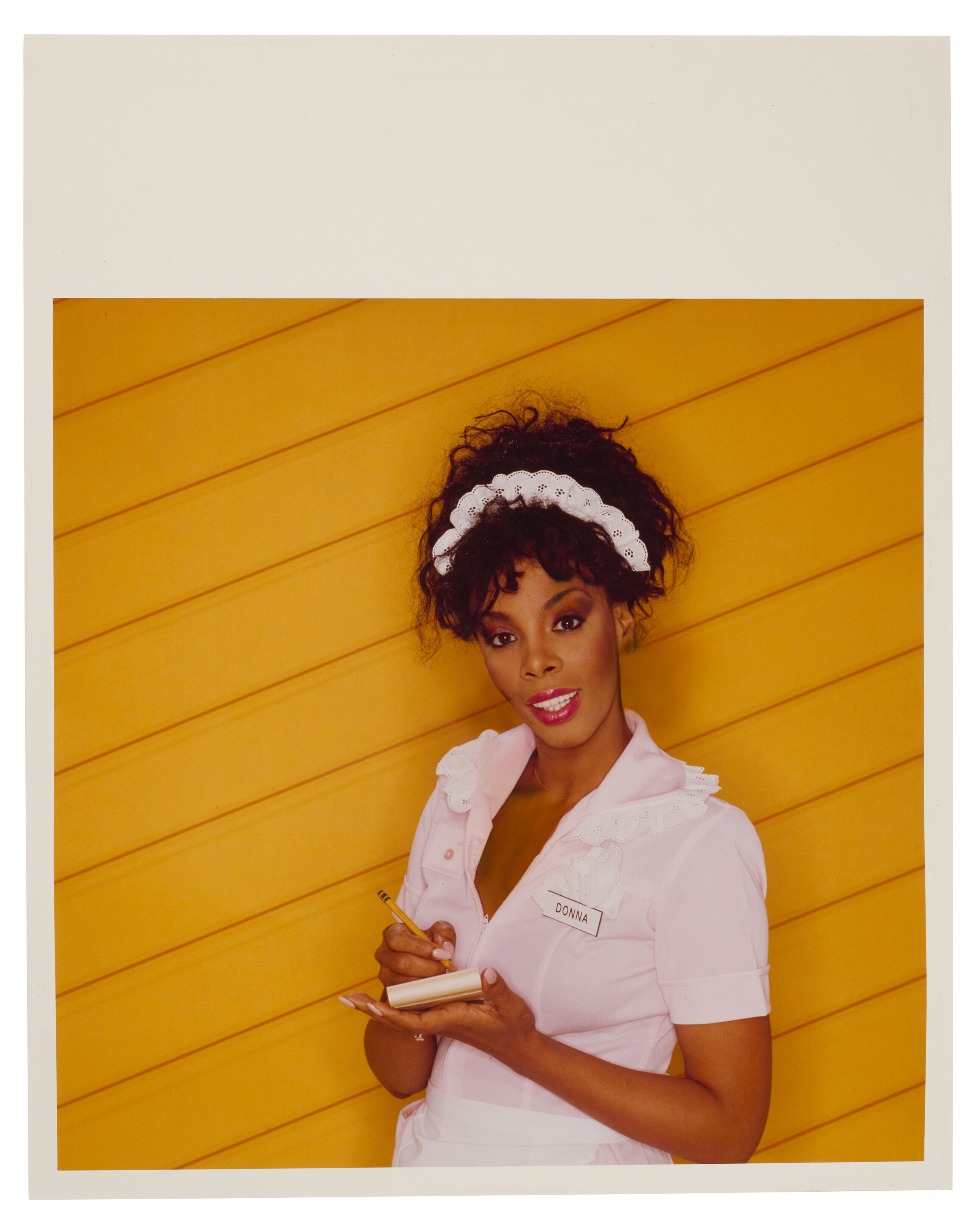 ALBUM COVER DESIGN FOR THE LP, SHE WORKS HARD FOR THE MONEY, HARRY 