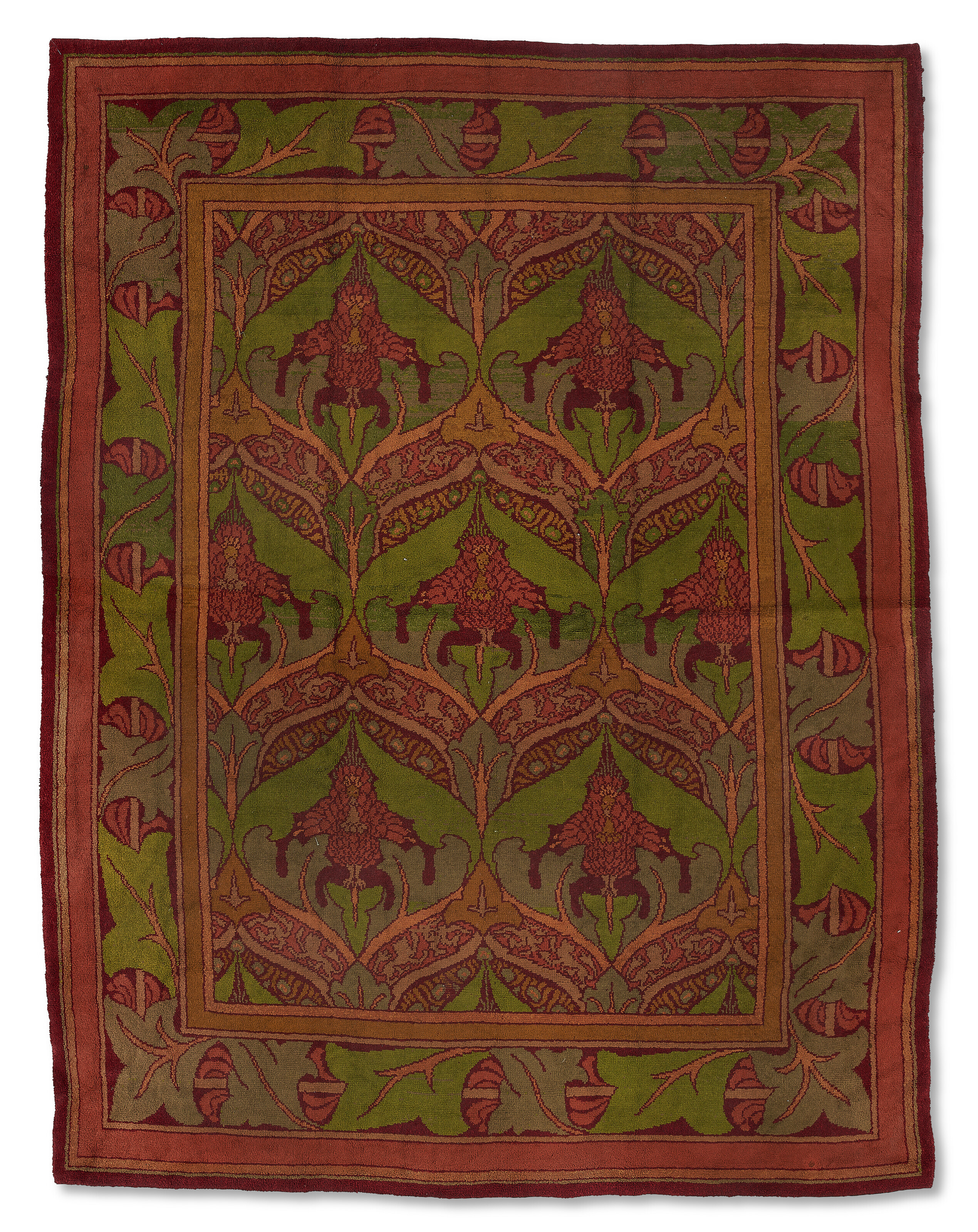 Catalog image of 'Donnemarra' Donegal Carpet, circa 1900