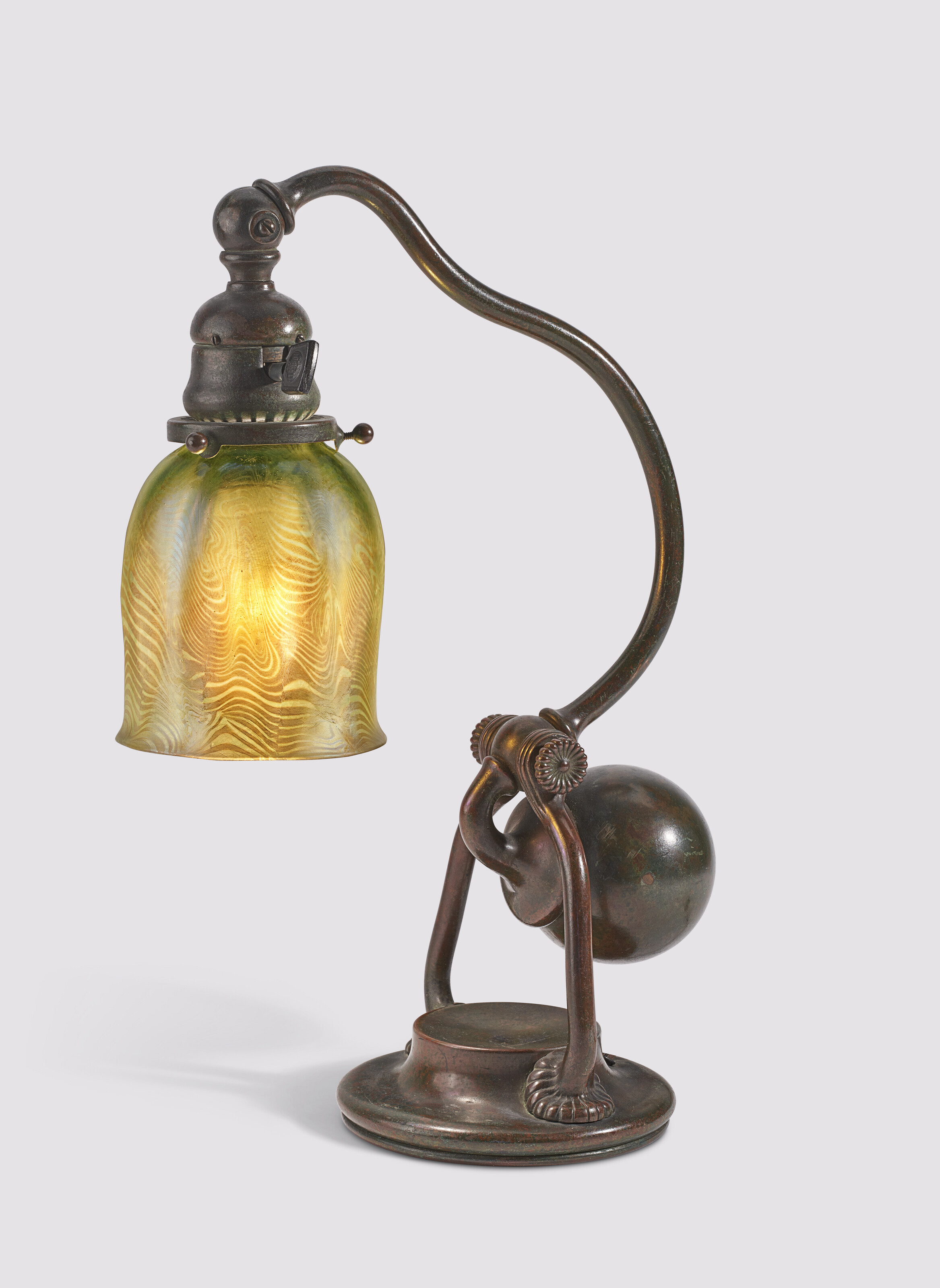 TIFFANY STUDIOS, CounterBalance Desk Lamp, circa 1905 Christie’s