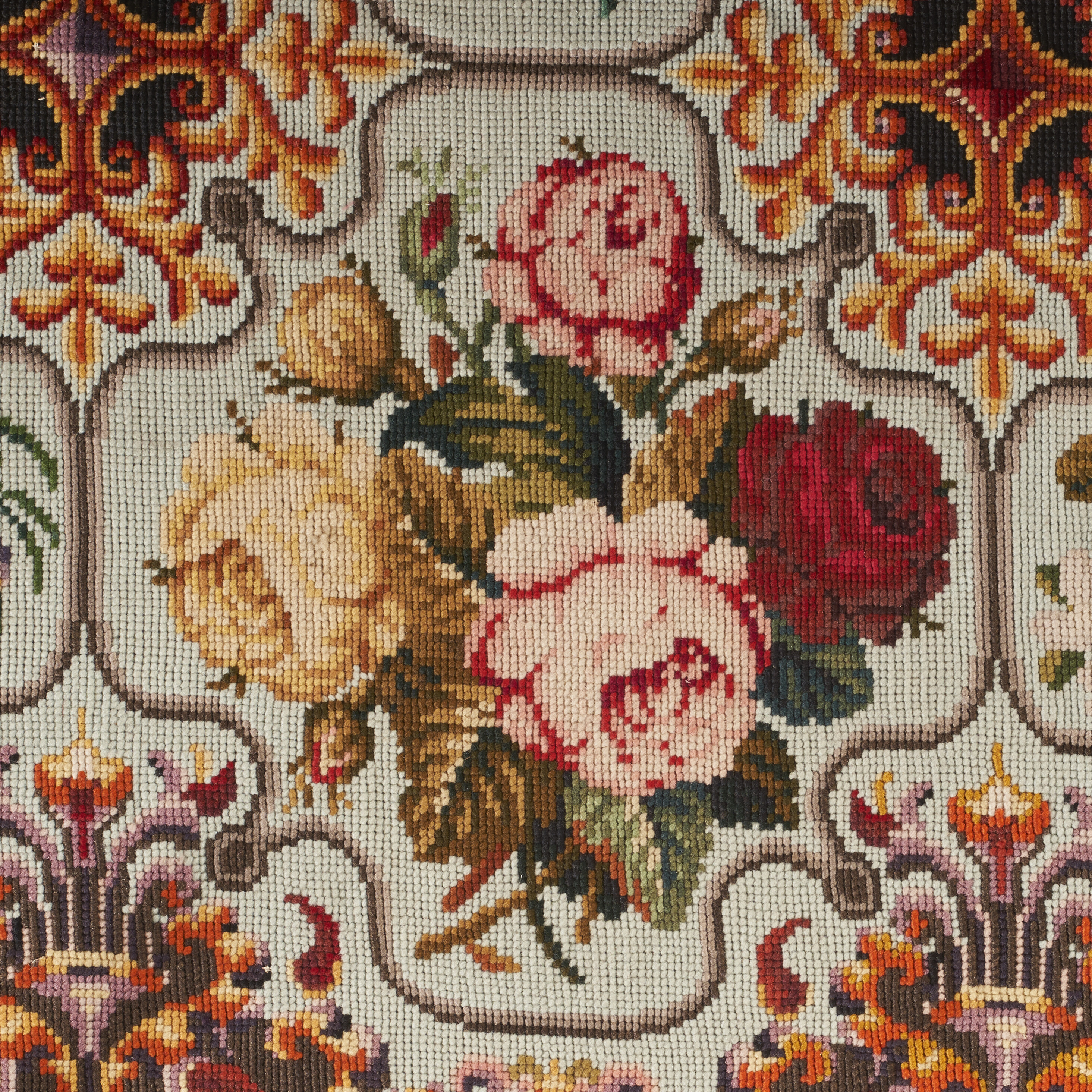 A VICTORIAN NEEDLEPOINT PANEL, CIRCA 1860 | Christie's