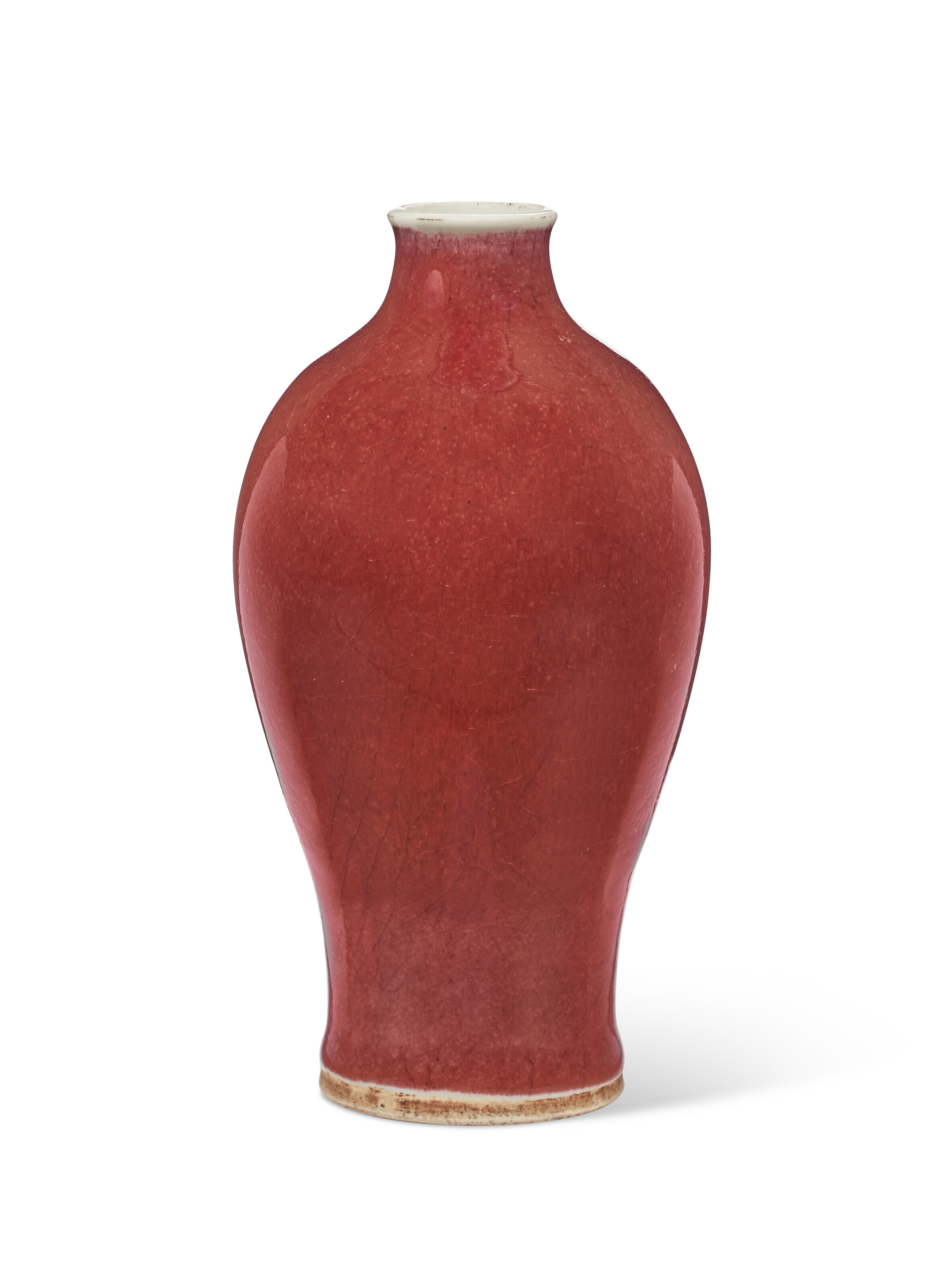 A SMALL COPPER-RED-GLAZED VASE, MEIPING, 18TH CENTURY | Christie's
