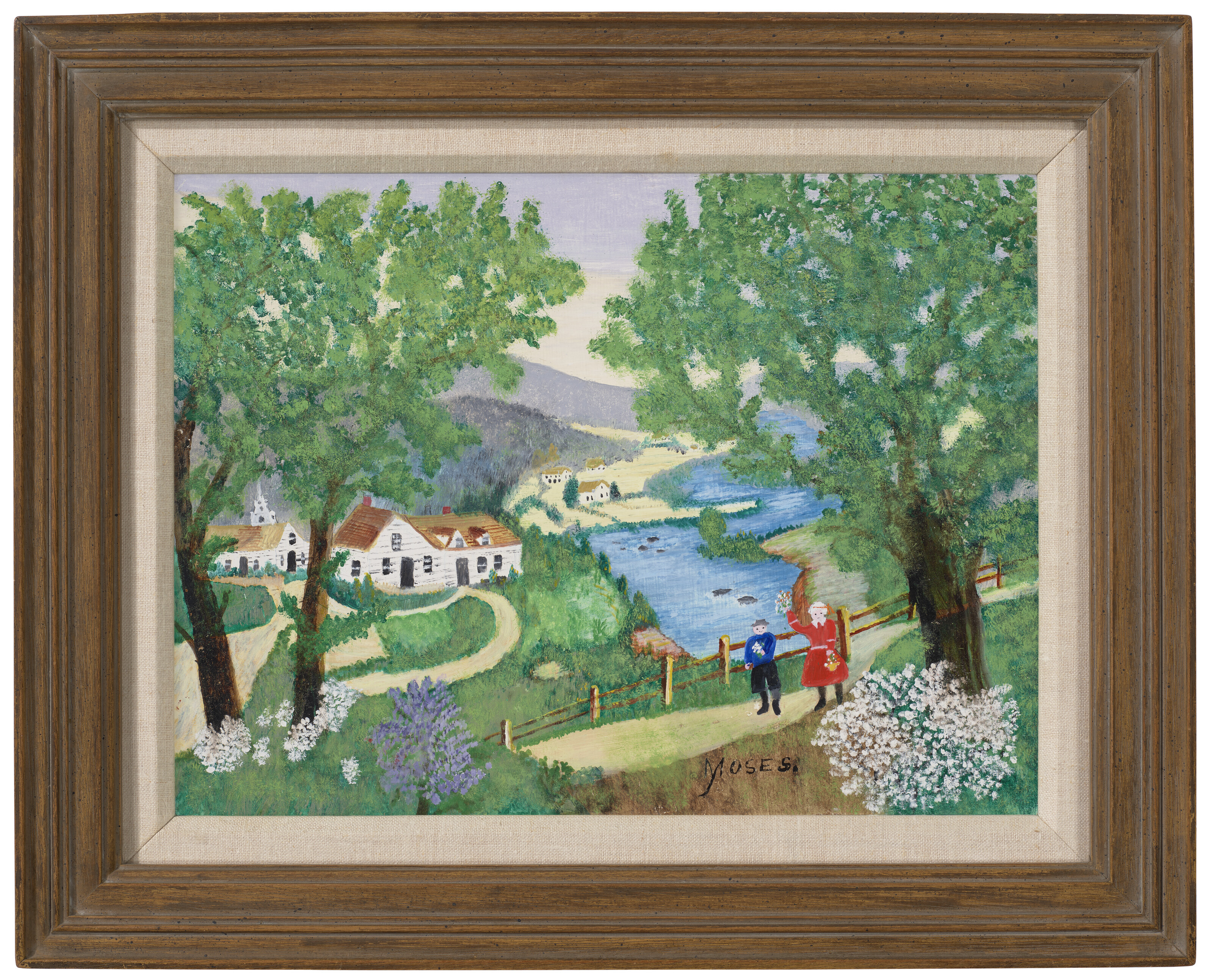 ANNA MARY ROBERTSON 'GRANDMA' MOSES (1860-1961), Lilacs | Christie's