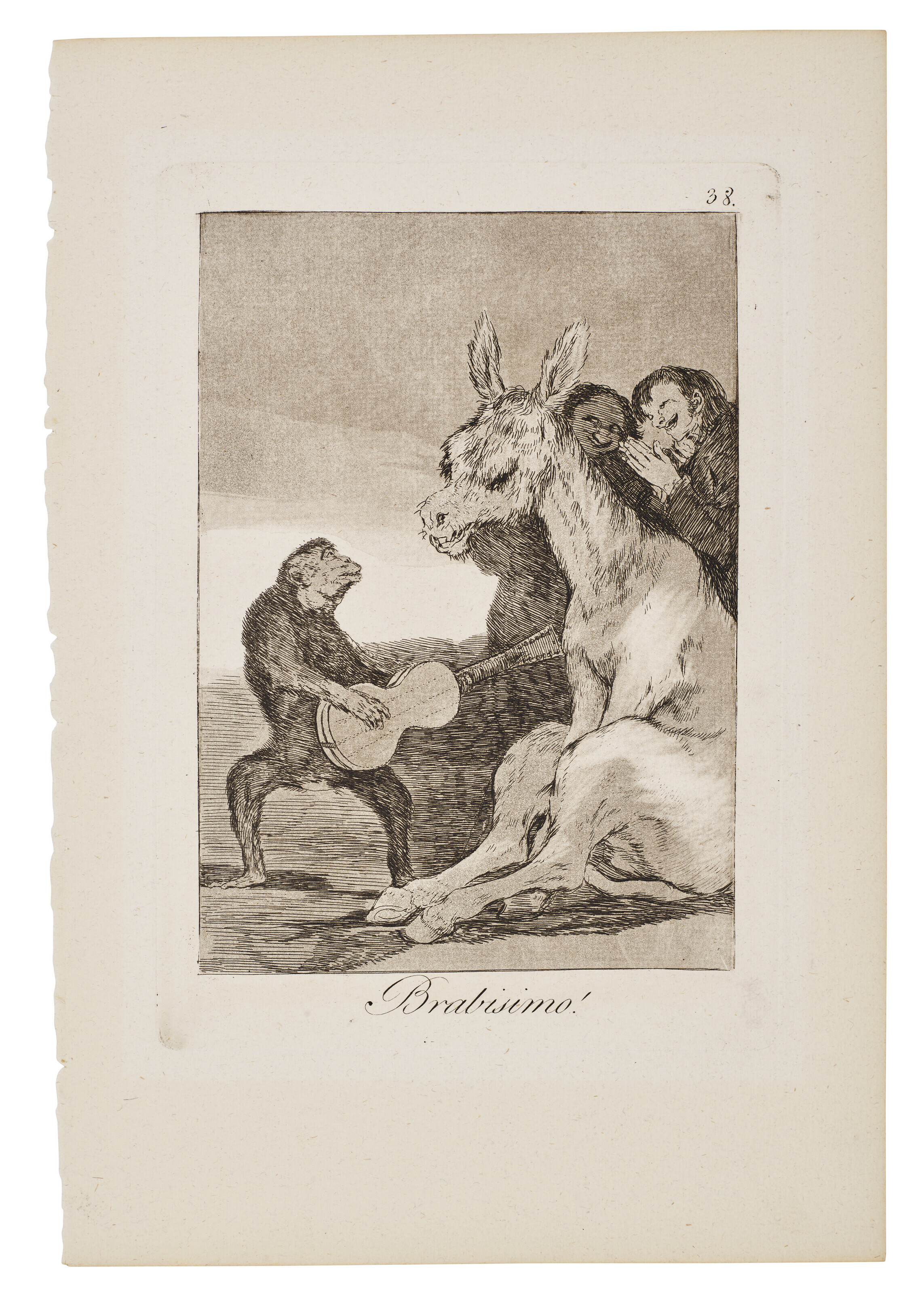 Bravo! (Brabisimo!), Plate 38 from: Los Caprichos