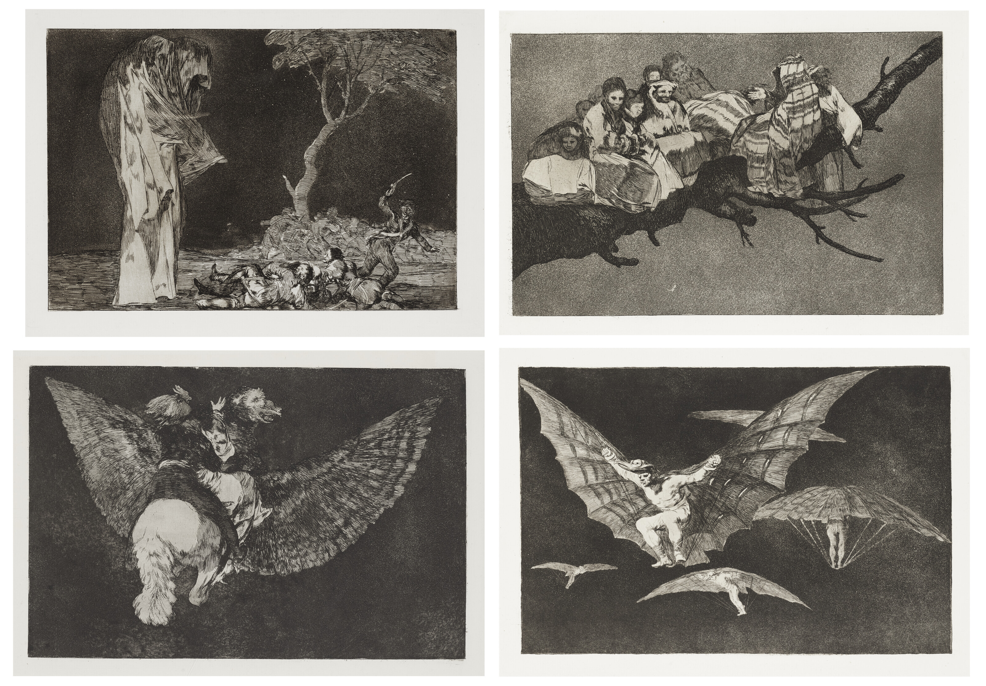 Francisco de Goya y Lucientes (1746-1828), Los Proverbios. Plate 245 x 253 mm (and similar). Sheet 313 x 475 mm (and similar). 320 x 485 x 15 mm (album, overall). Estimate: $50,000&ndash;70,000. Offered in Old Master and 19th Century Prints on 24 January 2023 at Christie&rsquo;s in New York