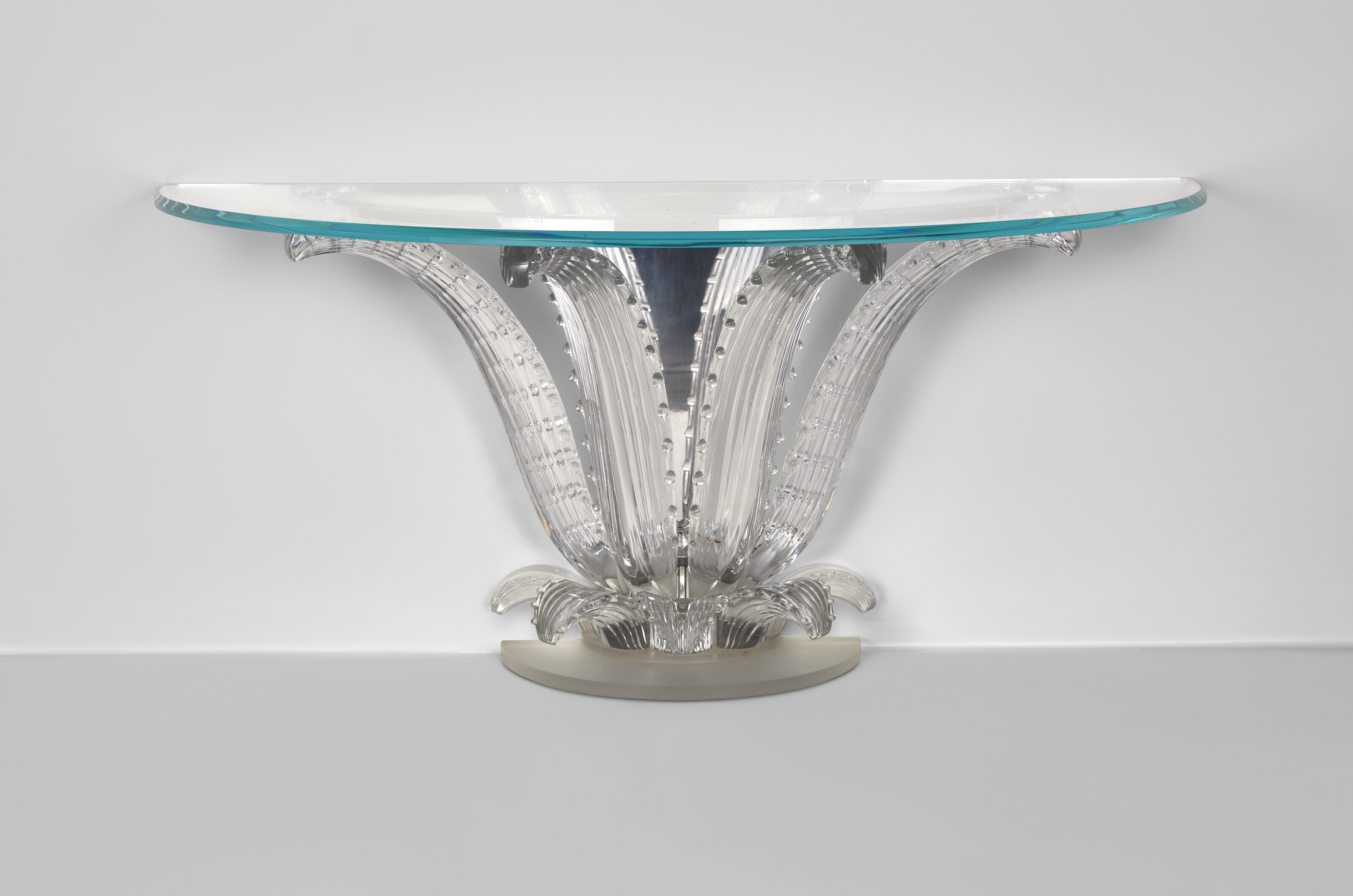 LALIQUE クリスタル皿 未使用品　ケースあり約40㎝ LALIQUE クリスタル皿 未使用品ケースあり約40㎝