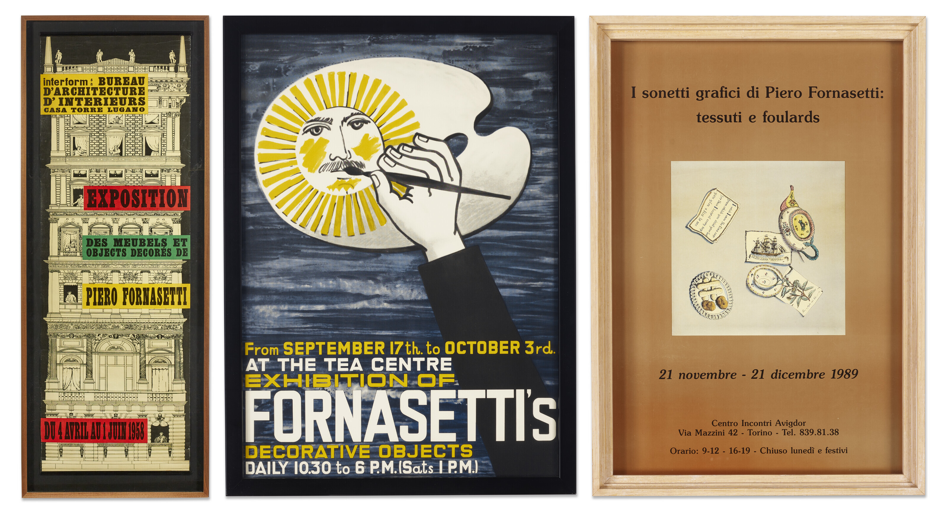 【匿名配送希少90's】Piero Fornasetti アート ハガキ 美術館 匿名配送希少90's】Piero Fornasetti アート ハガキ 美術館