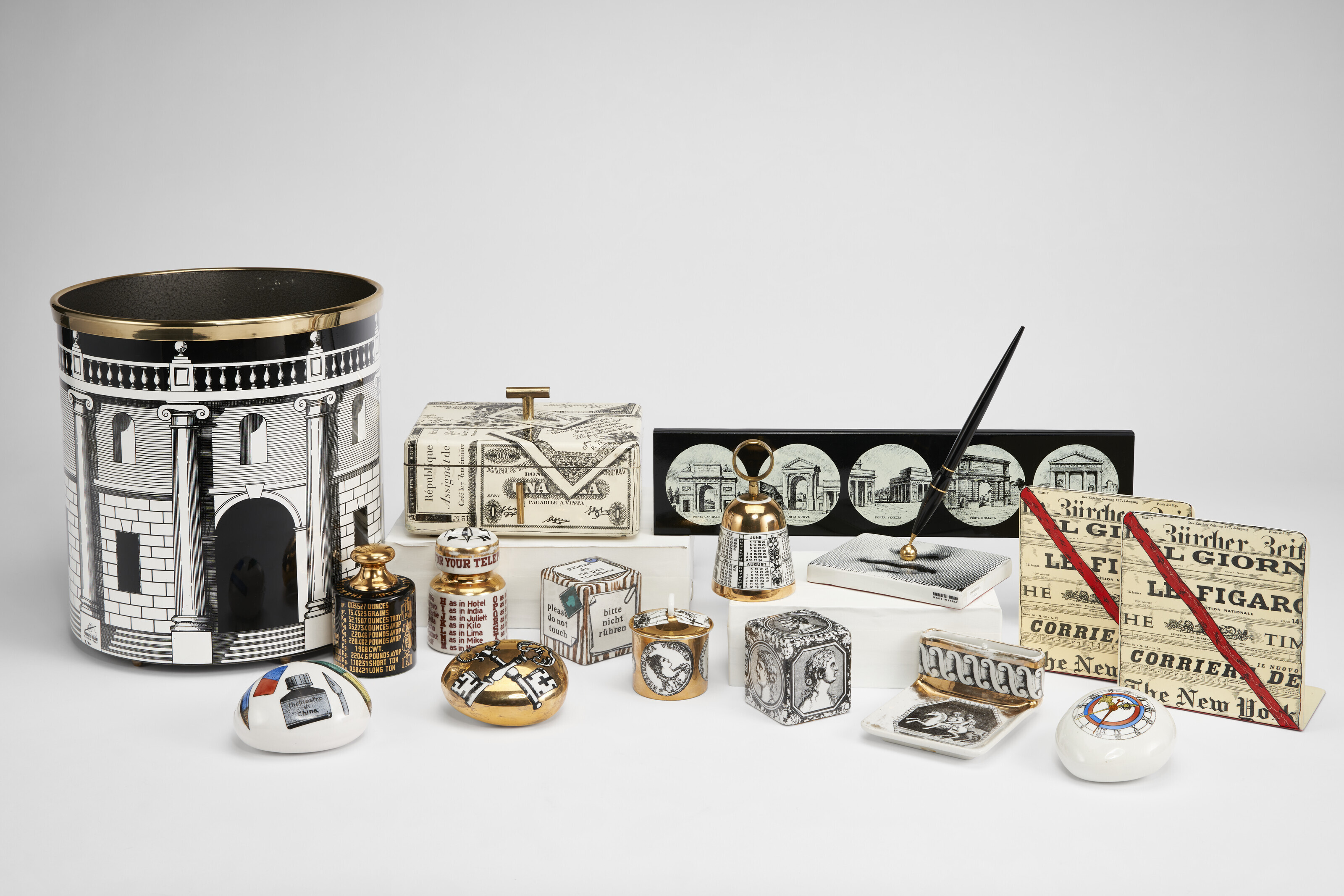 PIERO FORNASETTI (1913-1988), Desk Set, circa 1950-1990 | Christie's