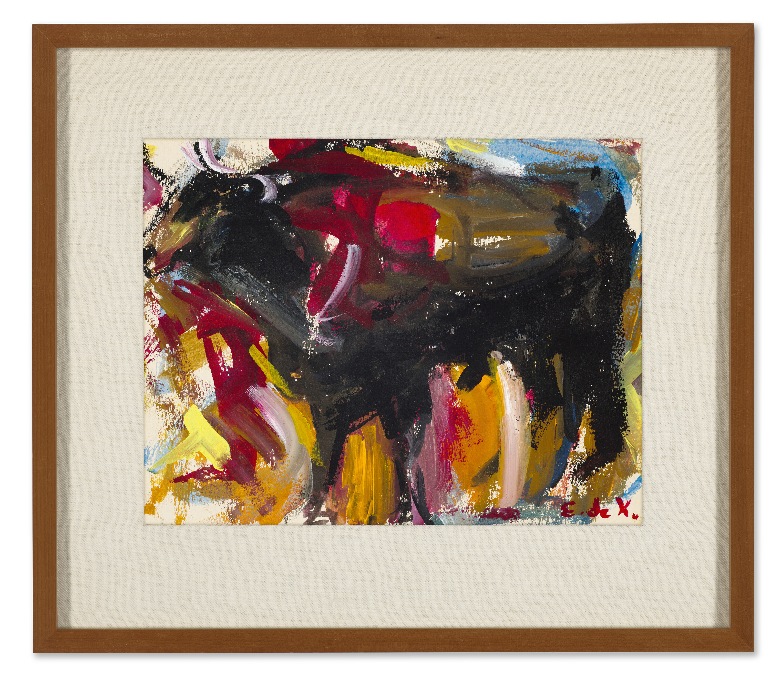 Elaine de Kooning (1918 - 1989), Standing Bull | Christie's