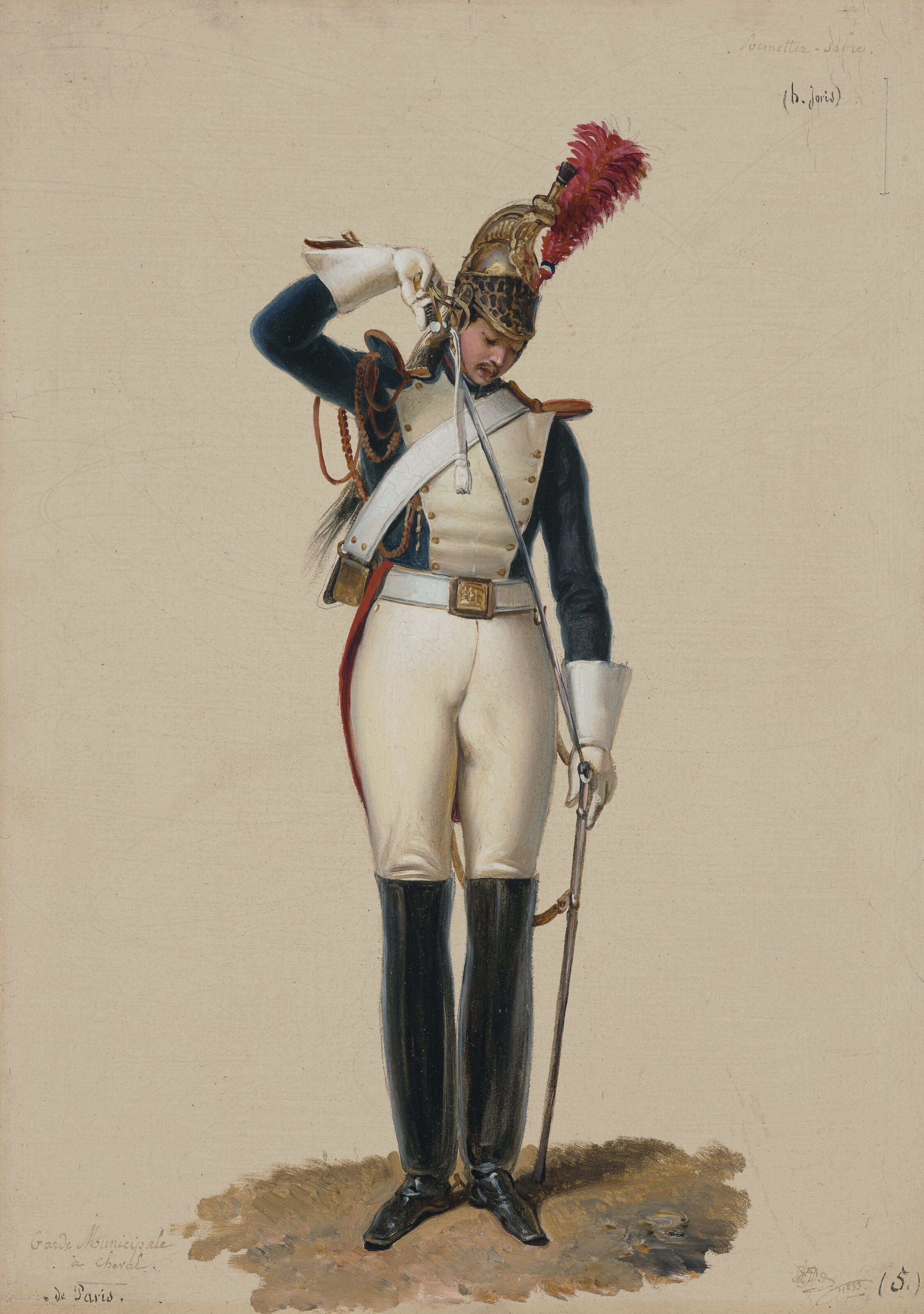 SIGNED DUBOIS-DRAHONET (FRENCH, Garde Municipale à Cheval | Christie's