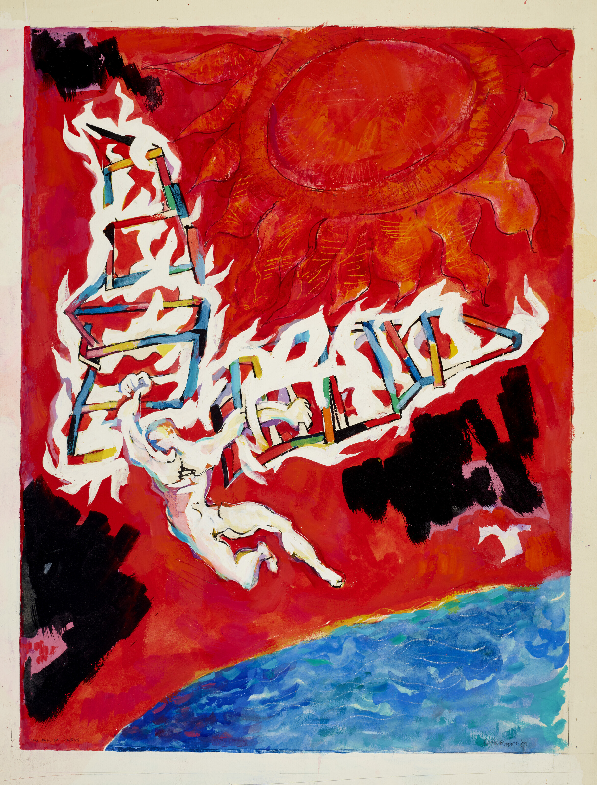 ABRAHAM RATTNER (AMERICAN, 1895-1978), The Fall of Icarus | Christie’s