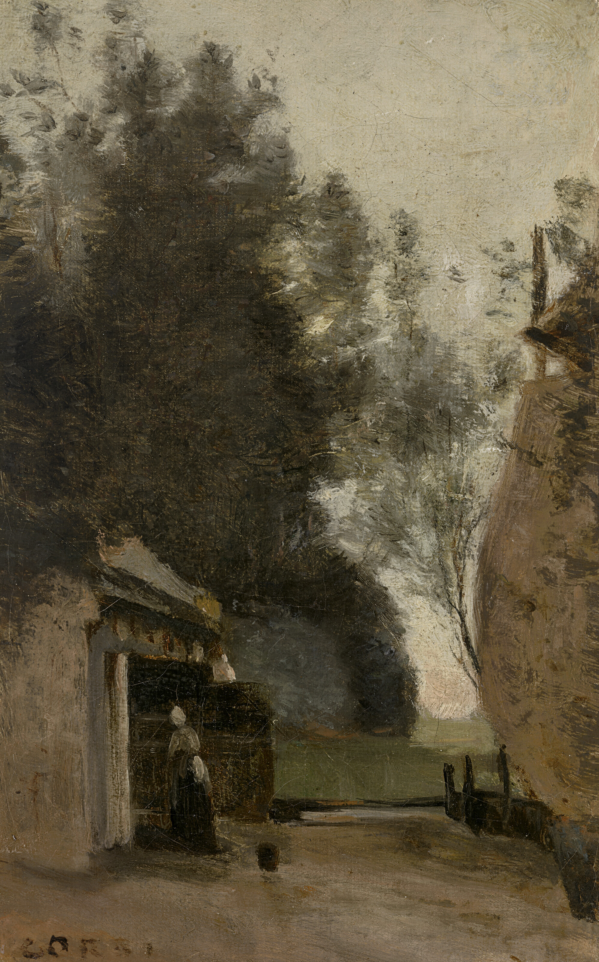 Environs d'Amsterdam, petite ferme des bords de l'Amstel