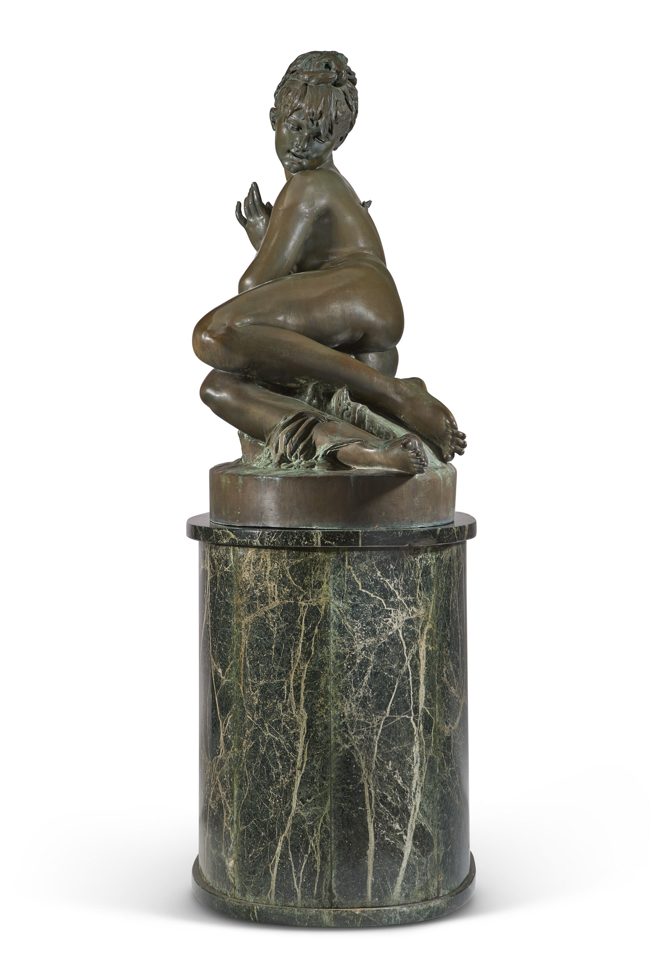 HÉLÈNE BERTAUX (FRENCH, 1825-1909), Jeune fille au bain | Christie's