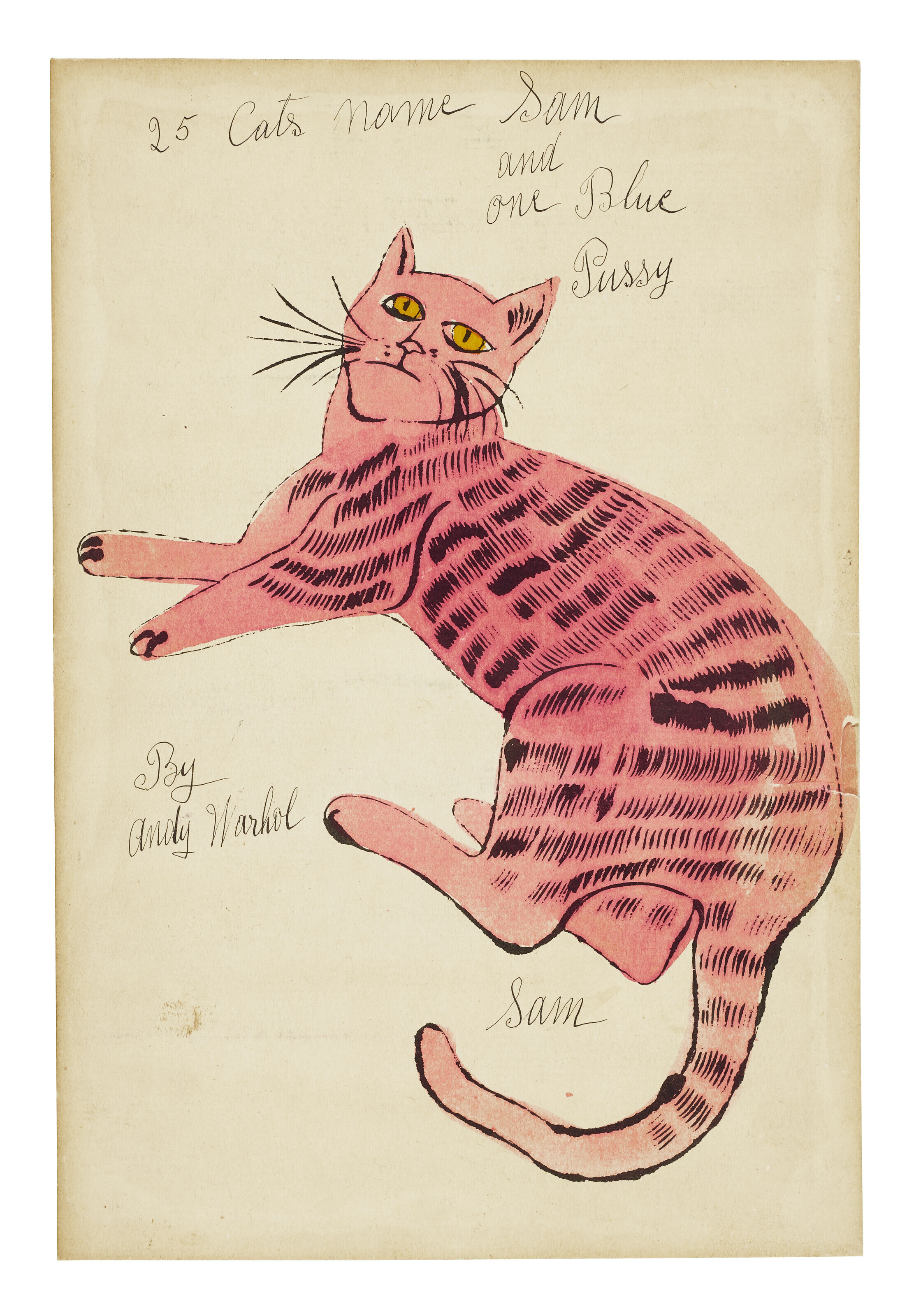 ANDY WARHOL (1928-1987), 25 Cats Name(d) Sam and one Blue Pussy 