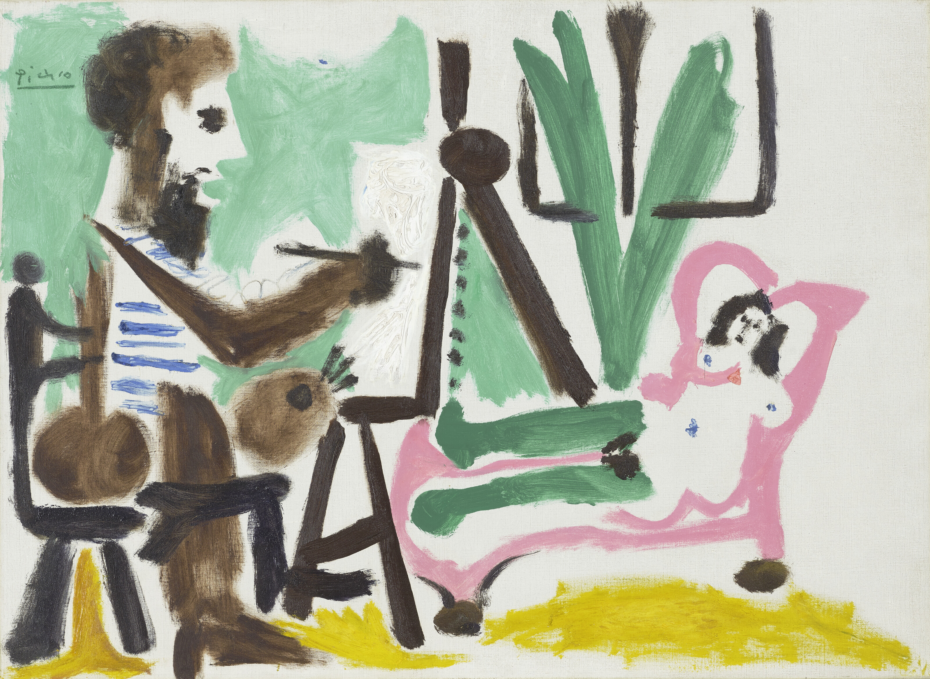 Le Peintre Et Son Modele | Pablo Picasso | RoGallery