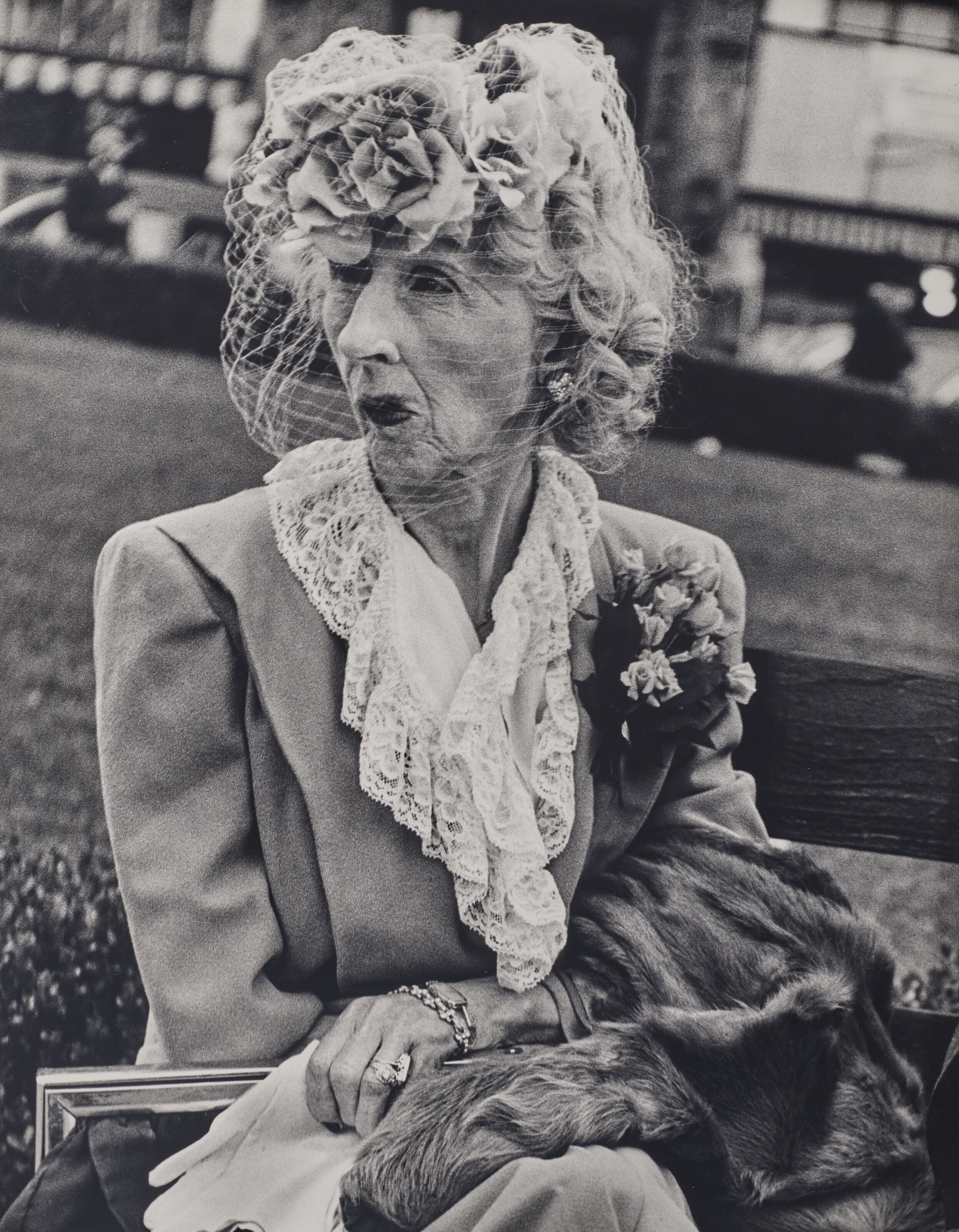 LISETTE MODEL (1901–1983), Woman with a Veil, San Francisco, 1949