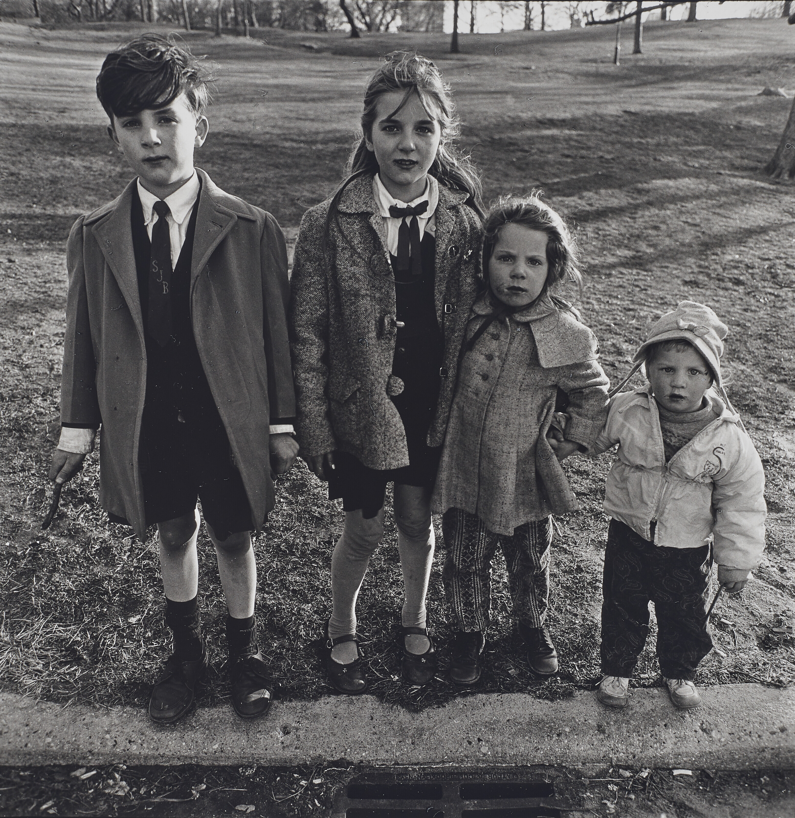 Catalog image of Four English children, Central Park, N.Y.C. 1962