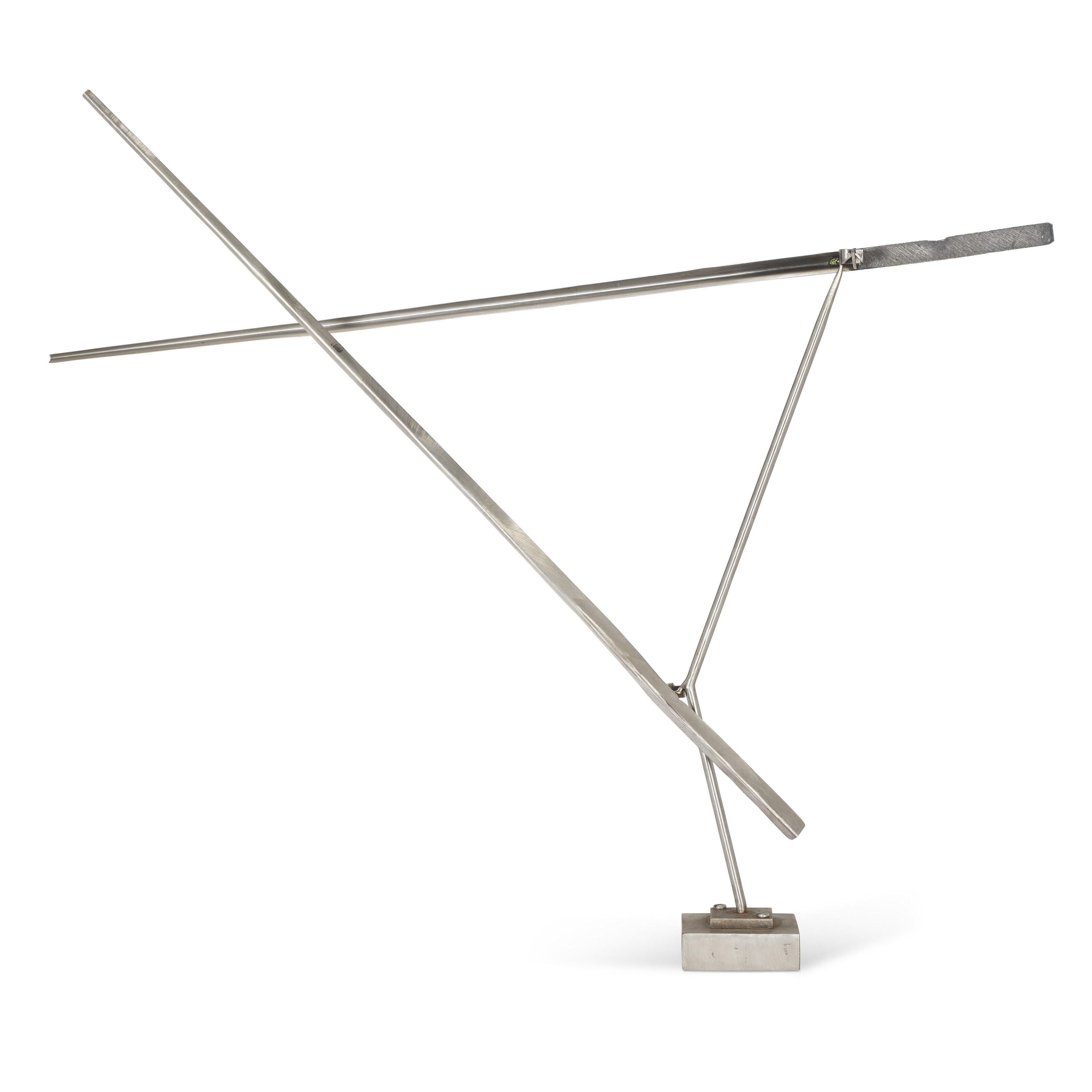GEORGE RICKEY (1907-2002), Triangular Theme with Obtuse Angle | Christie’s