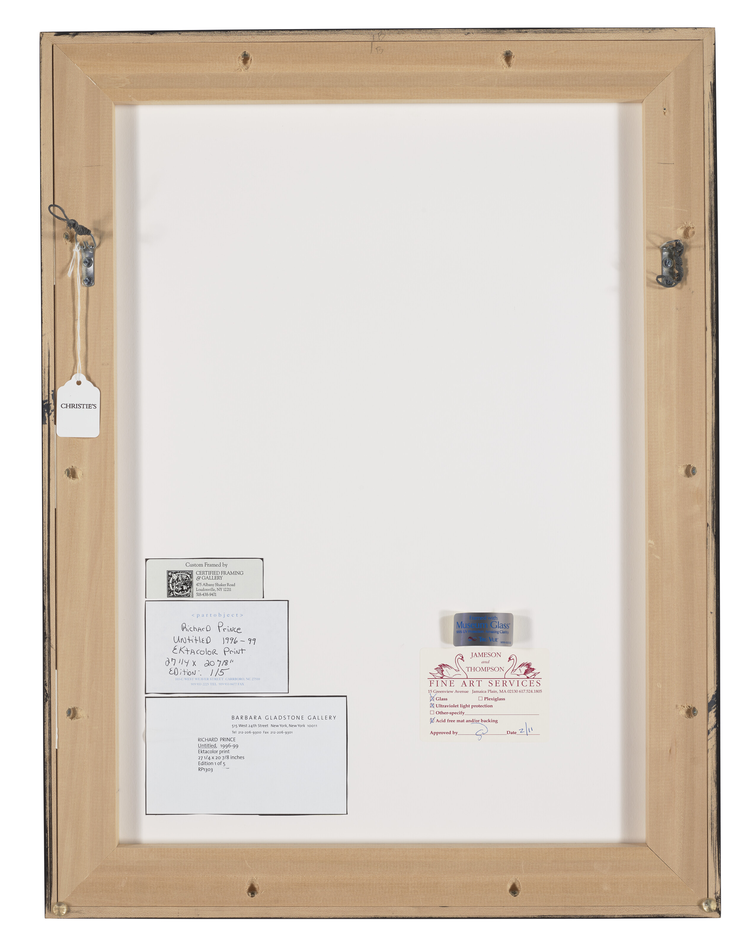 RICHARD PRINCE (B. 1948), Untitled (from Upstate) | Christie's