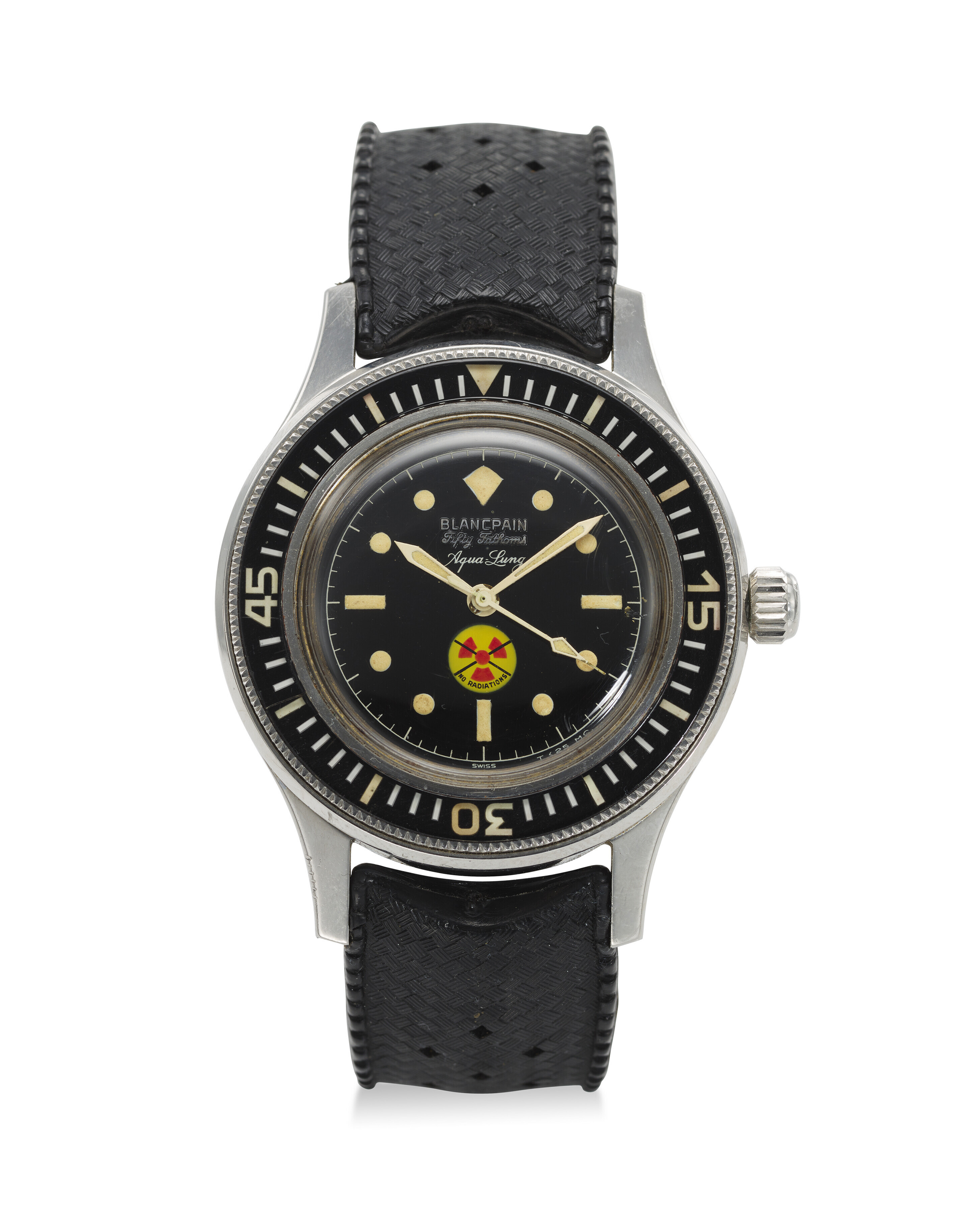 Blancpain fifty fathoms store no radiation for sale