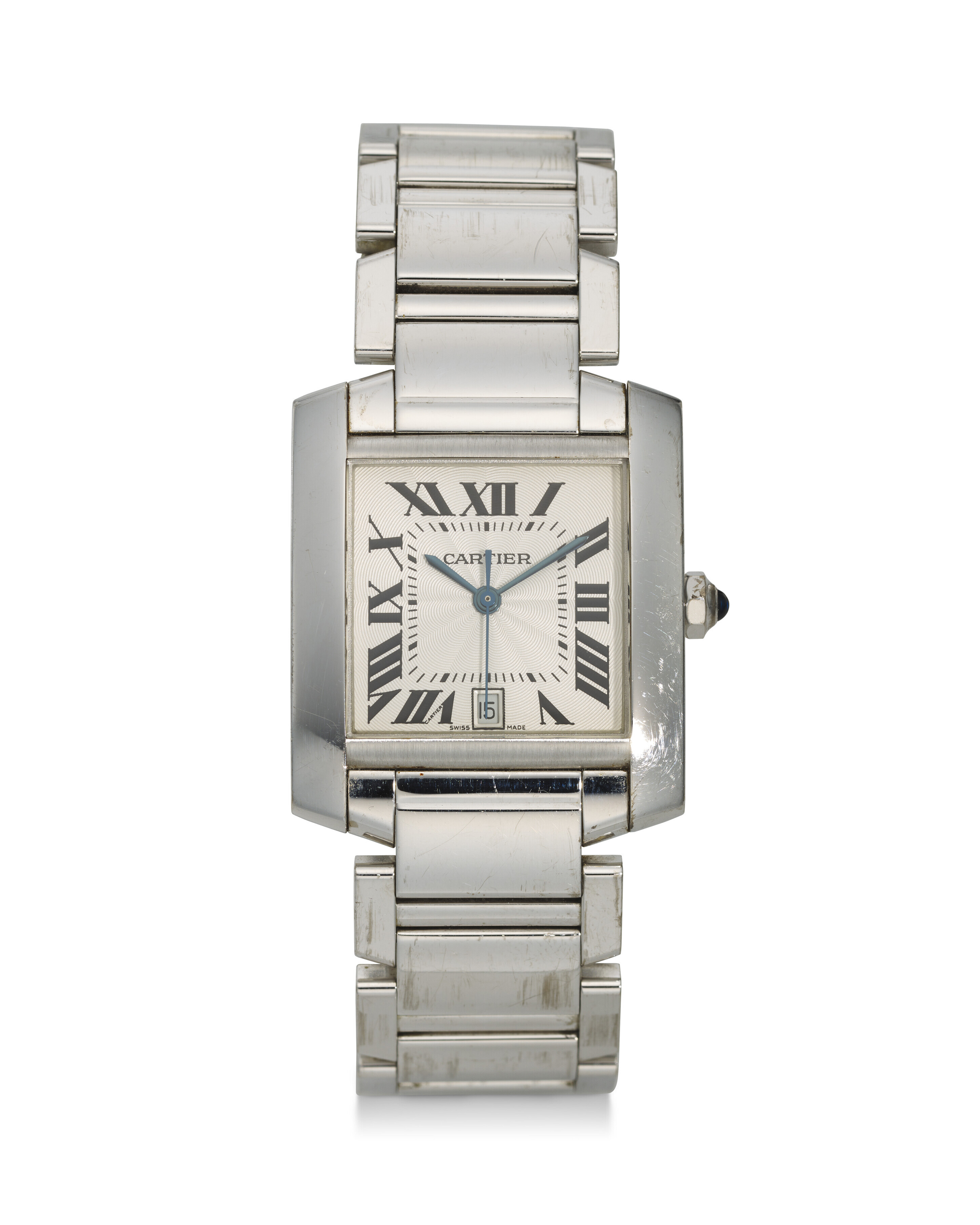 【貴重】トランプ カサノバ Casanova 【希少】Cartier CARTIER, REF. 2366, TANK FRANÇAISE, AN 18K WHITE GOLD WRISTWATCH